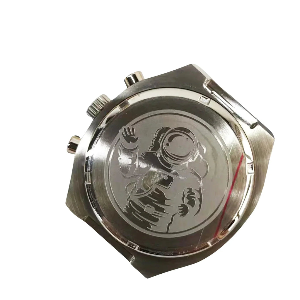 Hruodland Square Retro Chronograph - Sunbrust Black - DREAM WATCHES