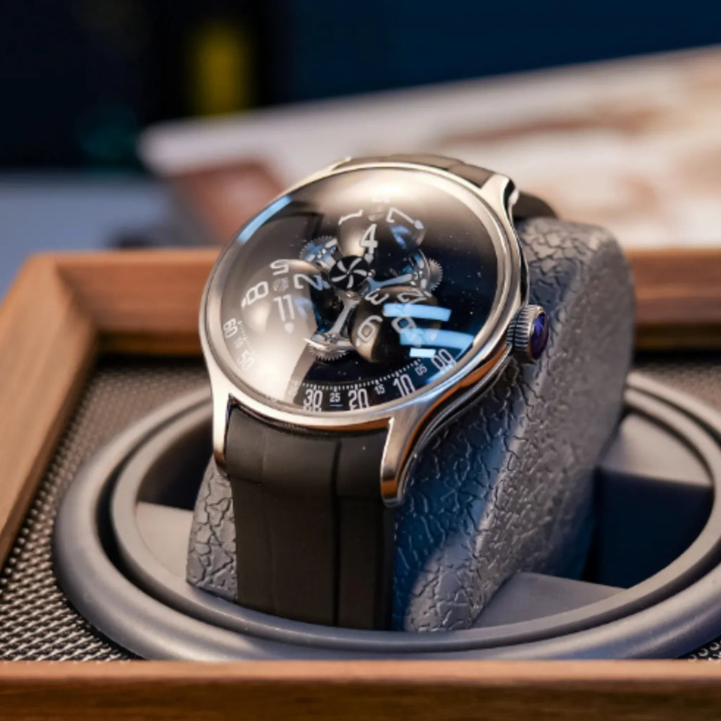 Interstellar travel Starry Sky OEM Luxury Automatic Movement Mechanical Wrist Watches - Black - DREAM WATCHES