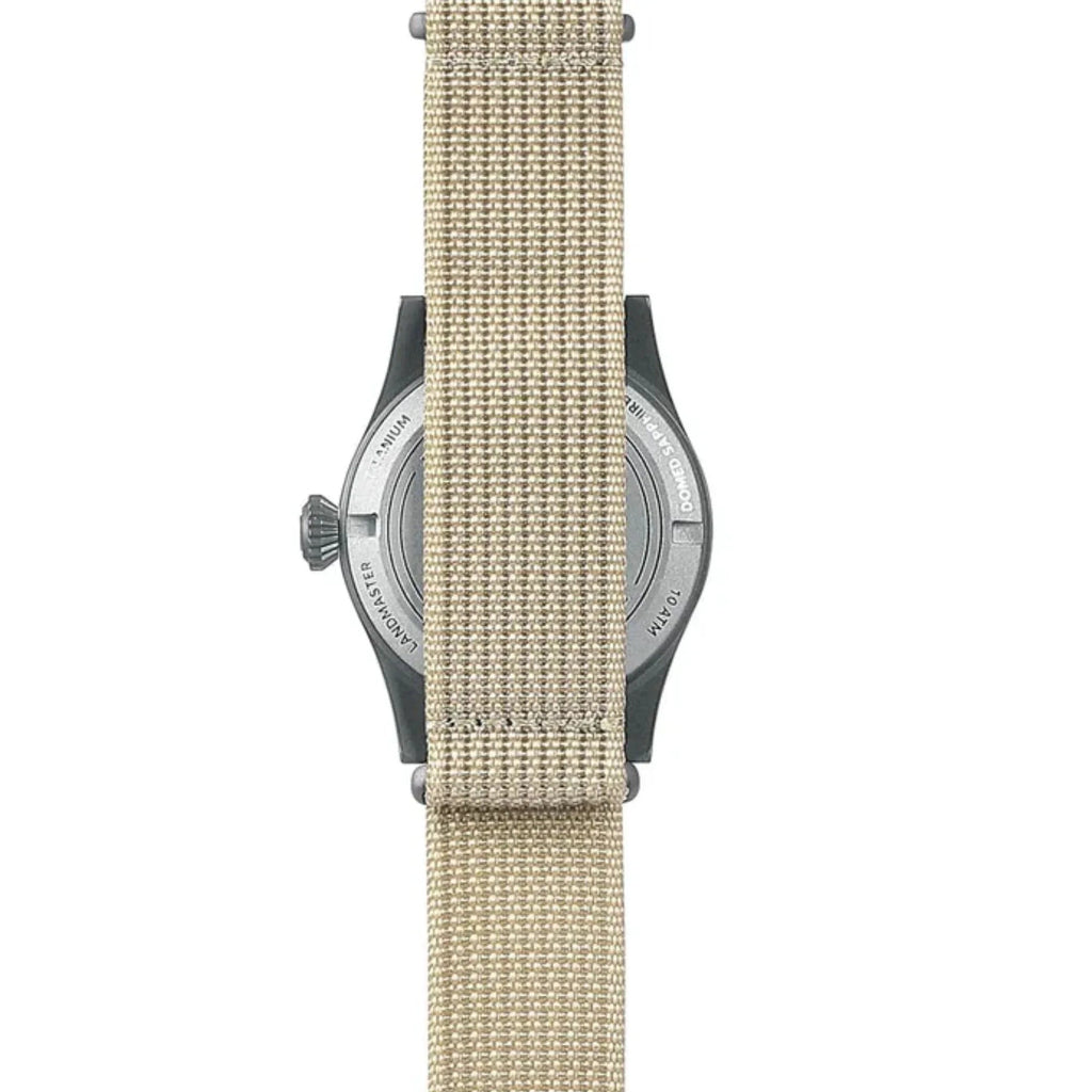 LANDMASTER - 100M Waterproof Titanium Automatic Field Watch | White - DREAM WATCHES