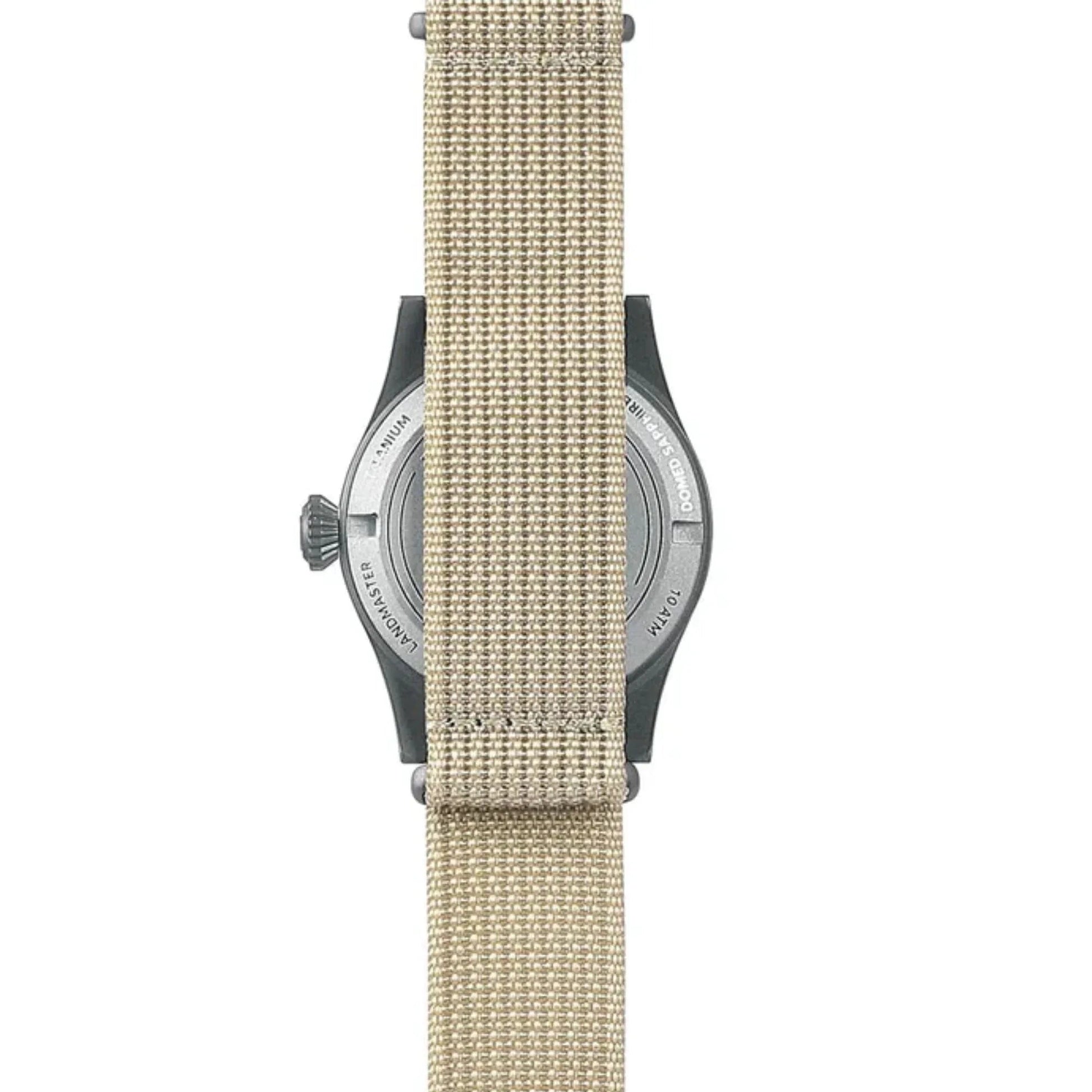 LANDMASTER - 100M Waterproof Titanium Automatic Field Watch | White - DREAM WATCHES