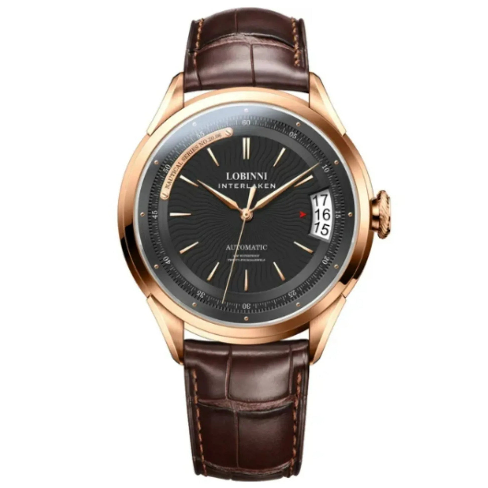 LOBINNI Automatic Watch For Men,Mens Watches Mechanical Wristwatch Waterproof Switzerland Clock Stainless Steel Top Luxury Brand - 17522 - DREAM WATCHES