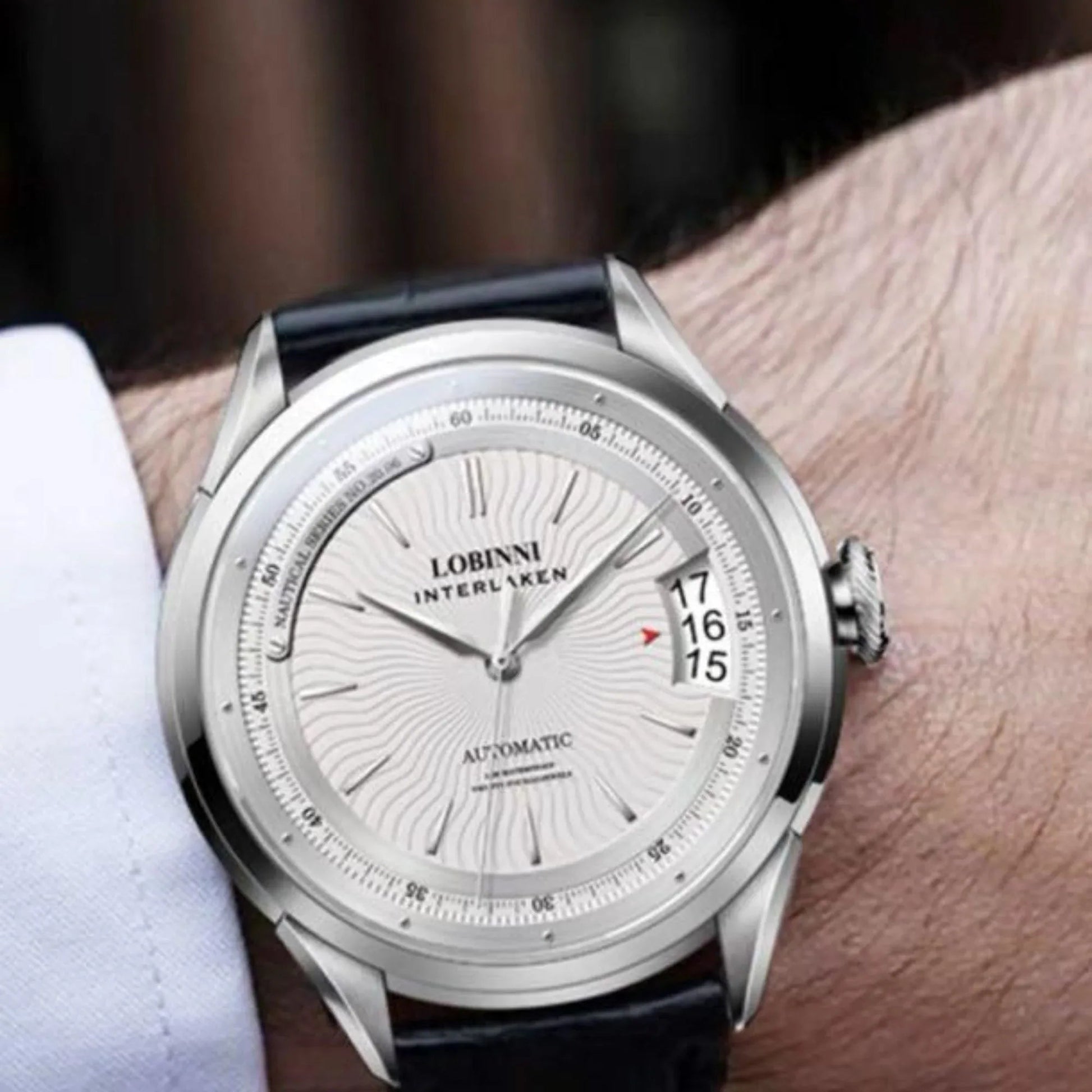 LOBINNI Automatic Watch For Men,Mens Watches Mechanical Wristwatch Waterproof Switzerland Clock Stainless Steel Top Luxury Brand - 17522 - DREAM WATCHES