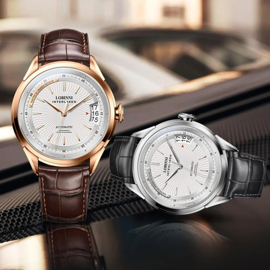 LOBINNI Automatic Watch For Men,Mens Watches Mechanical Wristwatch Waterproof Switzerland Clock Stainless Steel Top Luxury Brand - 17522 - DREAM WATCHES