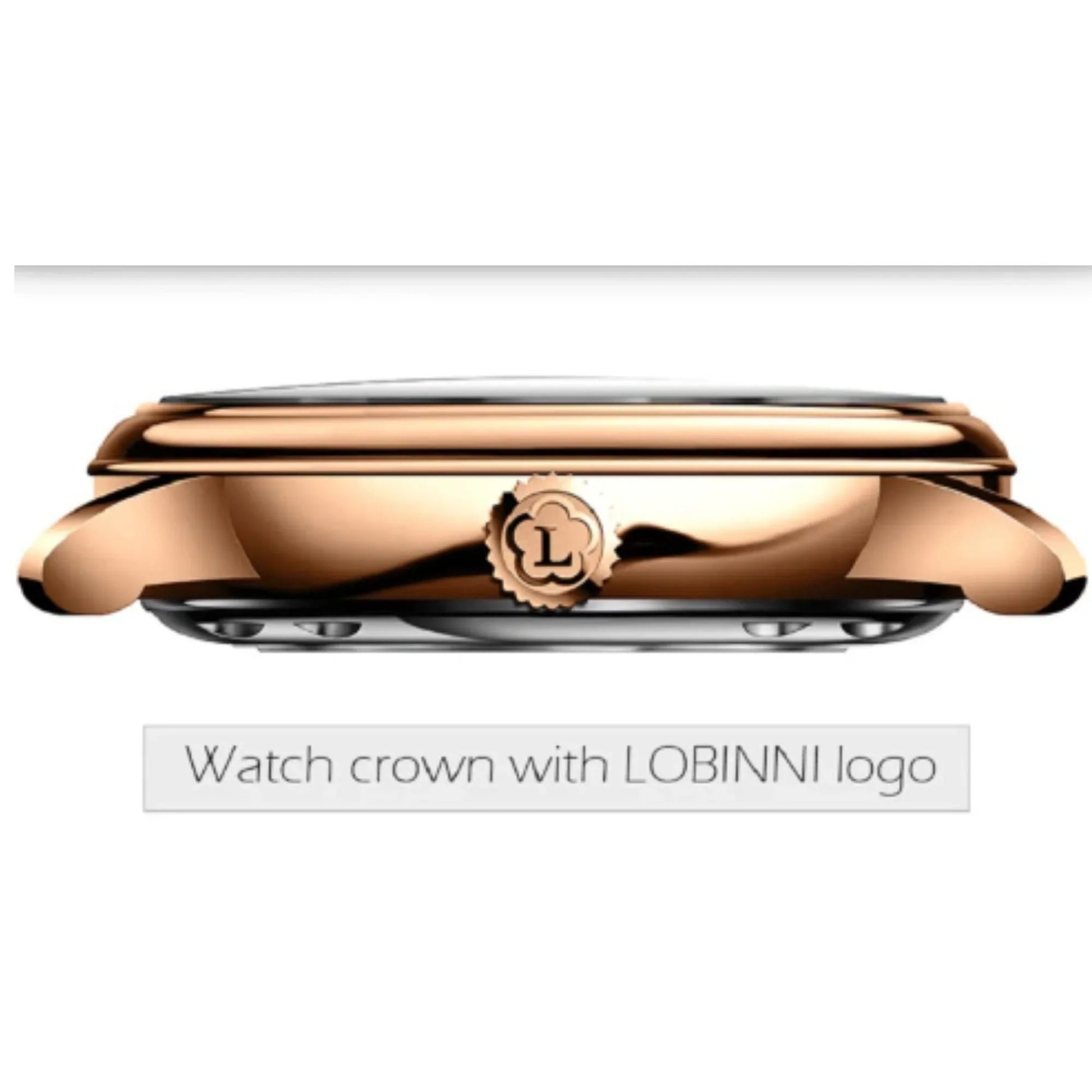 LOBINNI Brand Men Watches Automatic Stainless Steel Waterproof Watch Men Luxury Business Sport Mechanical Wristwatch - 14003 - DREAM WATCHES