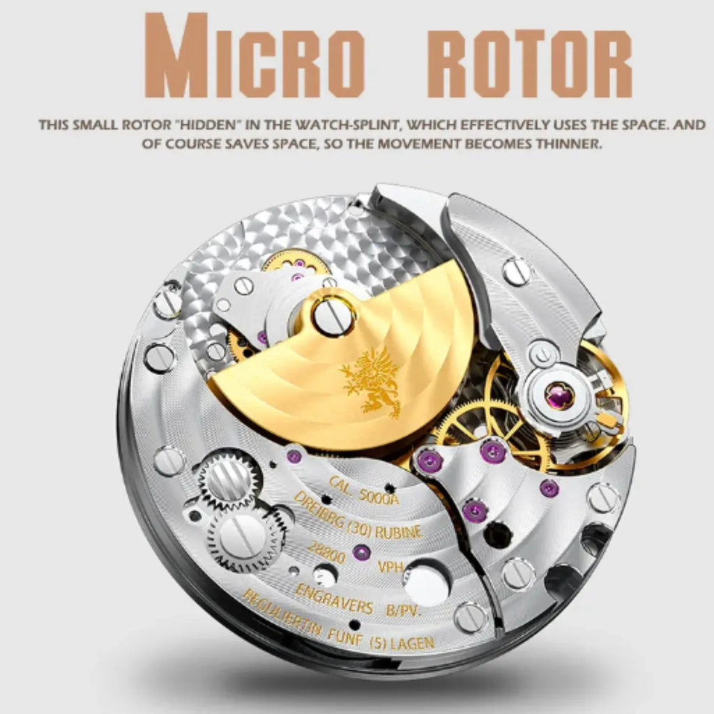 LOBINNI High Quality Micro-Rotor Super Thin Movement Men Watches Automatic Mechanical Watches Sapphire Galss Waterpoor Watches -1999 - DREAM WATCHES