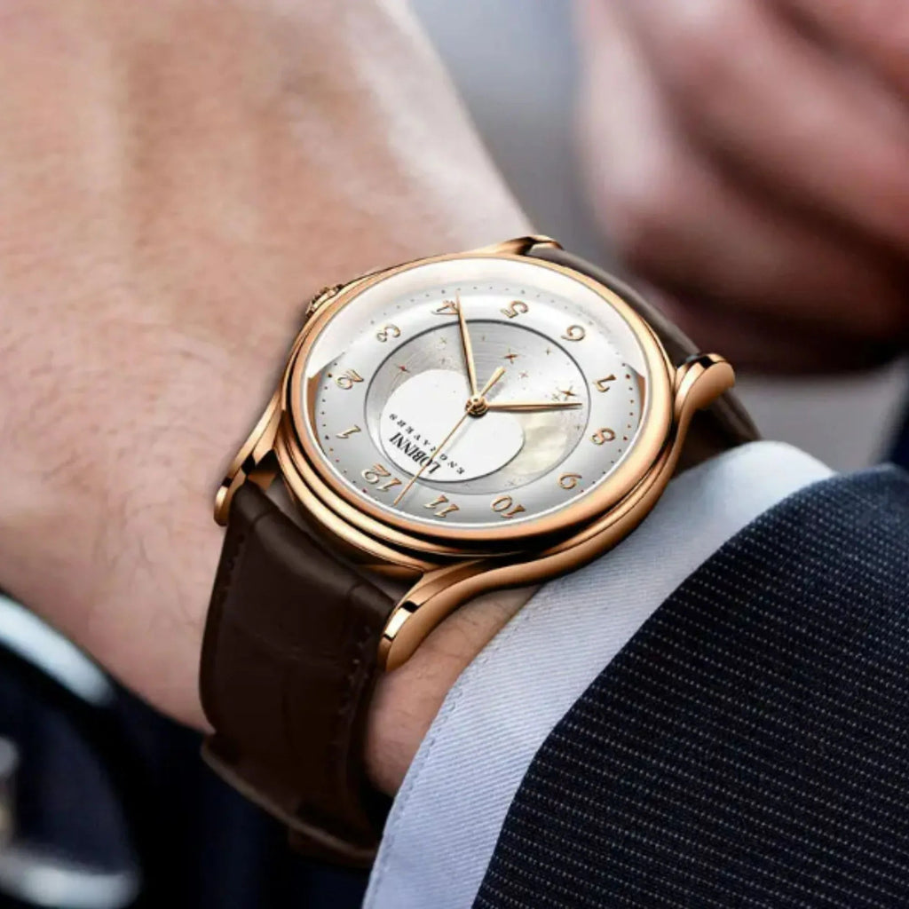 Lobinni Luxury Automatic Mens Wrist Watch - L18010 - DREAM WATCHES