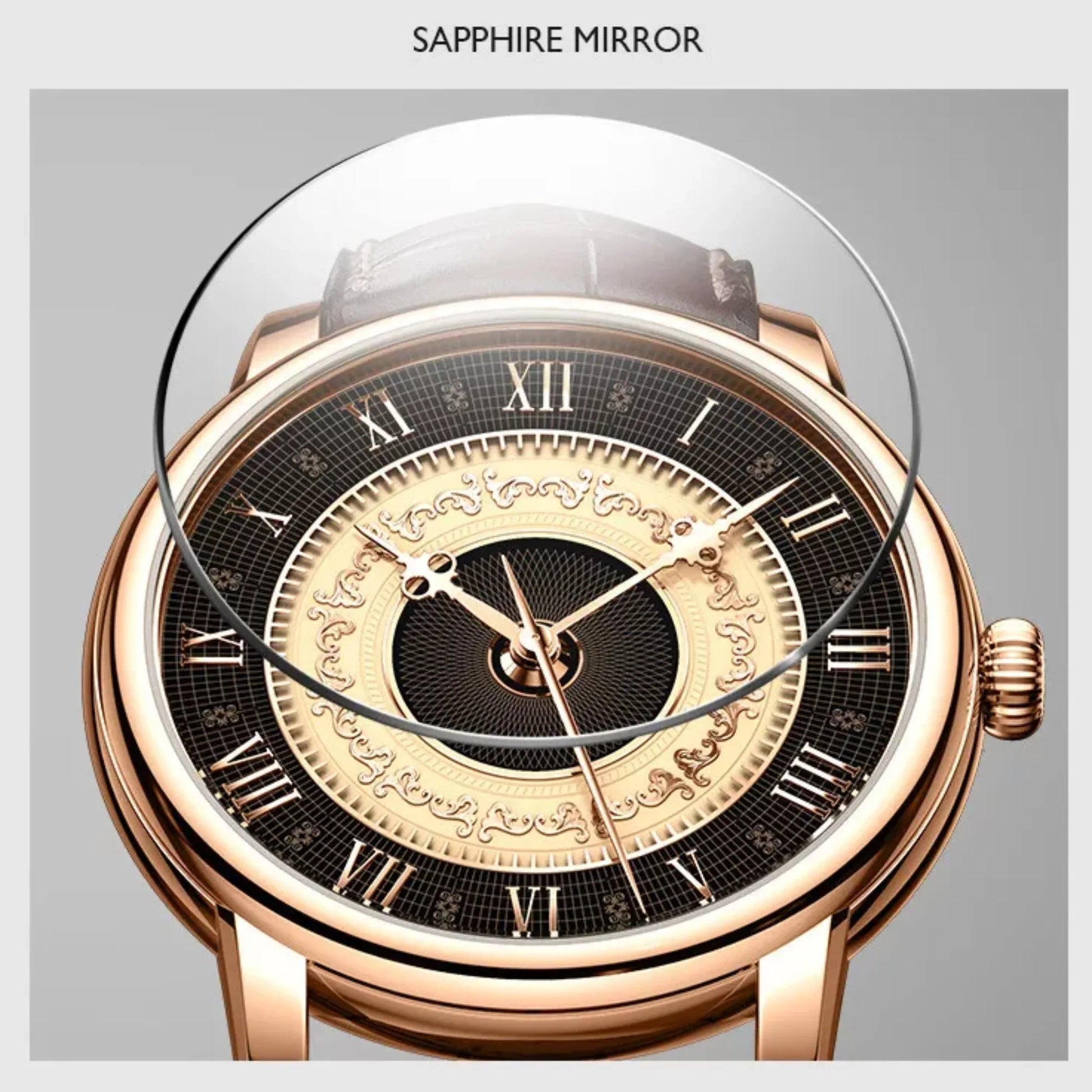 LOBINNI Mechanical Watches Men'S Dating Business Applies For Various Occasions, Stainless Steel Waterproof Advanced Watches - 16056 - DREAM WATCHES