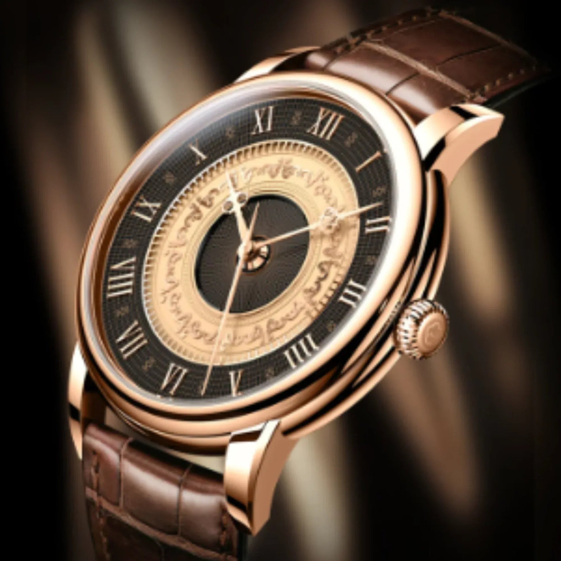 LOBINNI Mechanical Watches Men'S Dating Business Applies For Various Occasions, Stainless Steel Waterproof Advanced Watches - 16056 - DREAM WATCHES