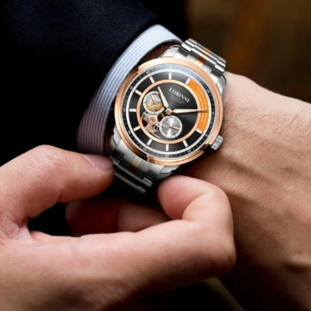 LOBINNI Men Dress Watch Sapphire Glass MIYOTA Movement Watches Top Brand Luxury Automatic Mechanical Watch Waterproof Clock - 9017 - DREAM WATCHES