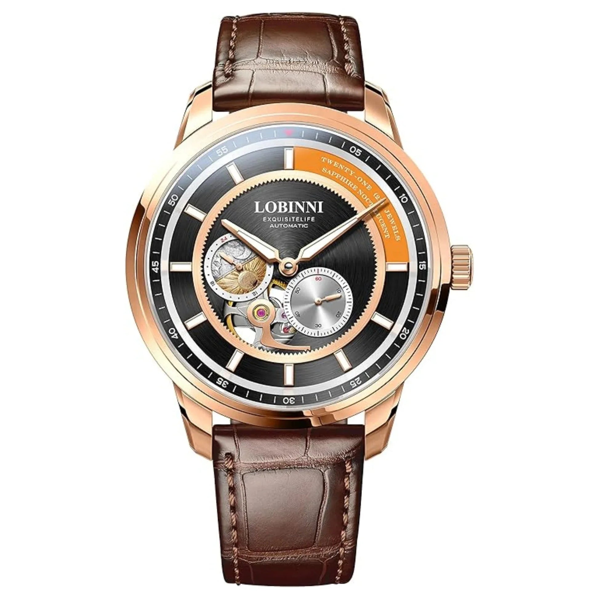 LOBINNI Men Dress Watch Sapphire Glass MIYOTA Movement Watches Top Brand Luxury Automatic Mechanical Watch Waterproof Clock - 9017 - DREAM WATCHES