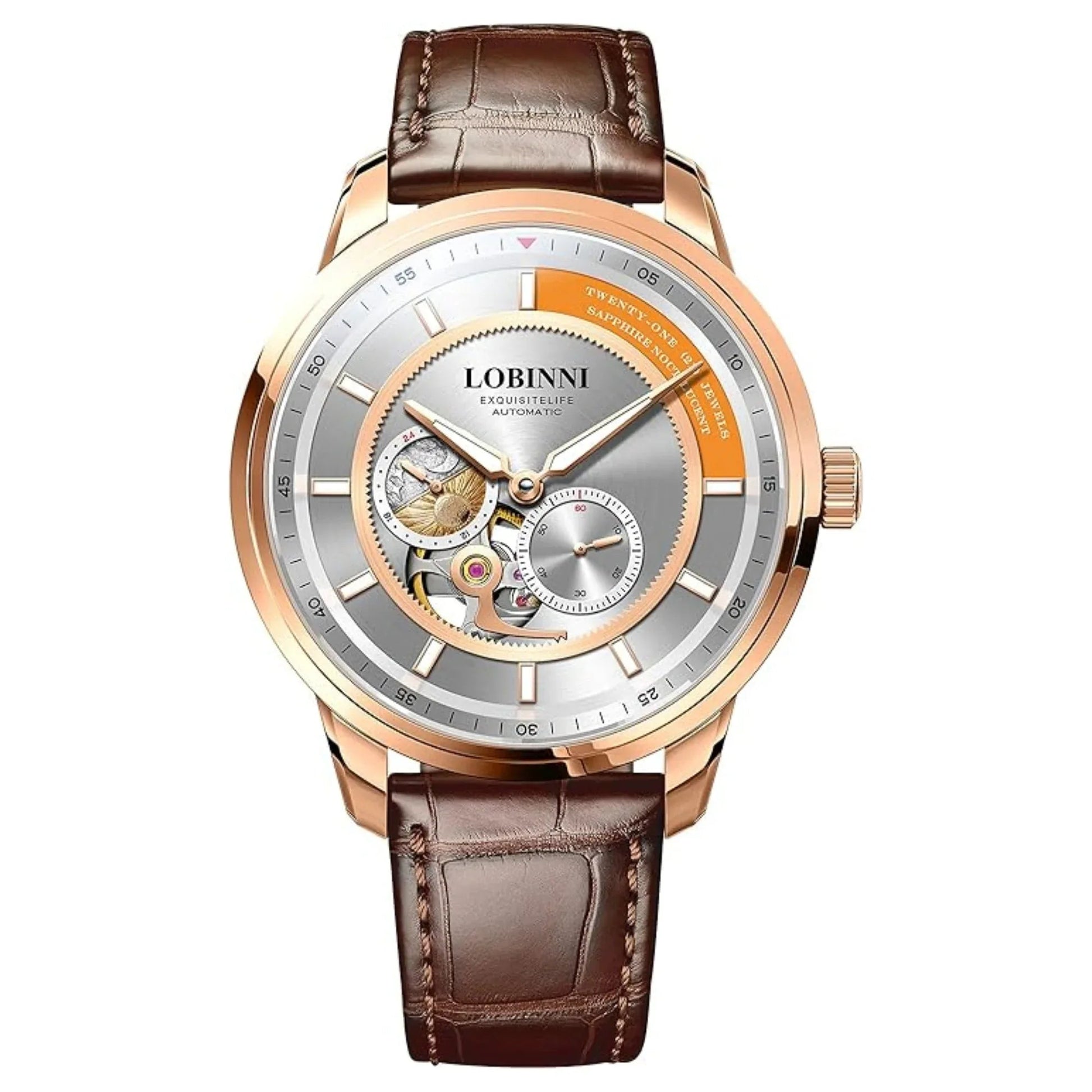 LOBINNI Men Dress Watch Sapphire Glass MIYOTA Movement Watches Top Brand Luxury Automatic Mechanical Watch Waterproof Clock - 9017 - DREAM WATCHES