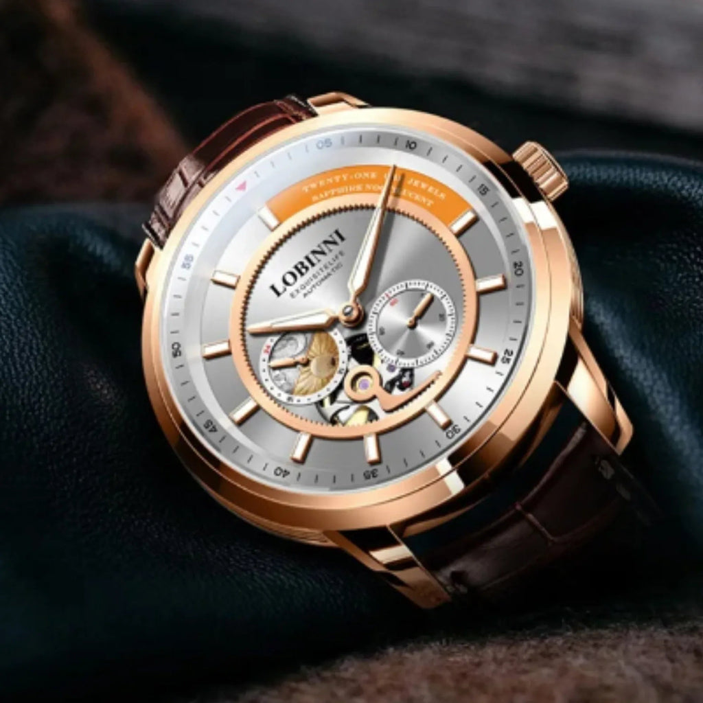 LOBINNI Men Dress Watch Sapphire Glass MIYOTA Movement Watches Top Brand Luxury Automatic Mechanical Watch Waterproof Clock - 9017 - DREAM WATCHES