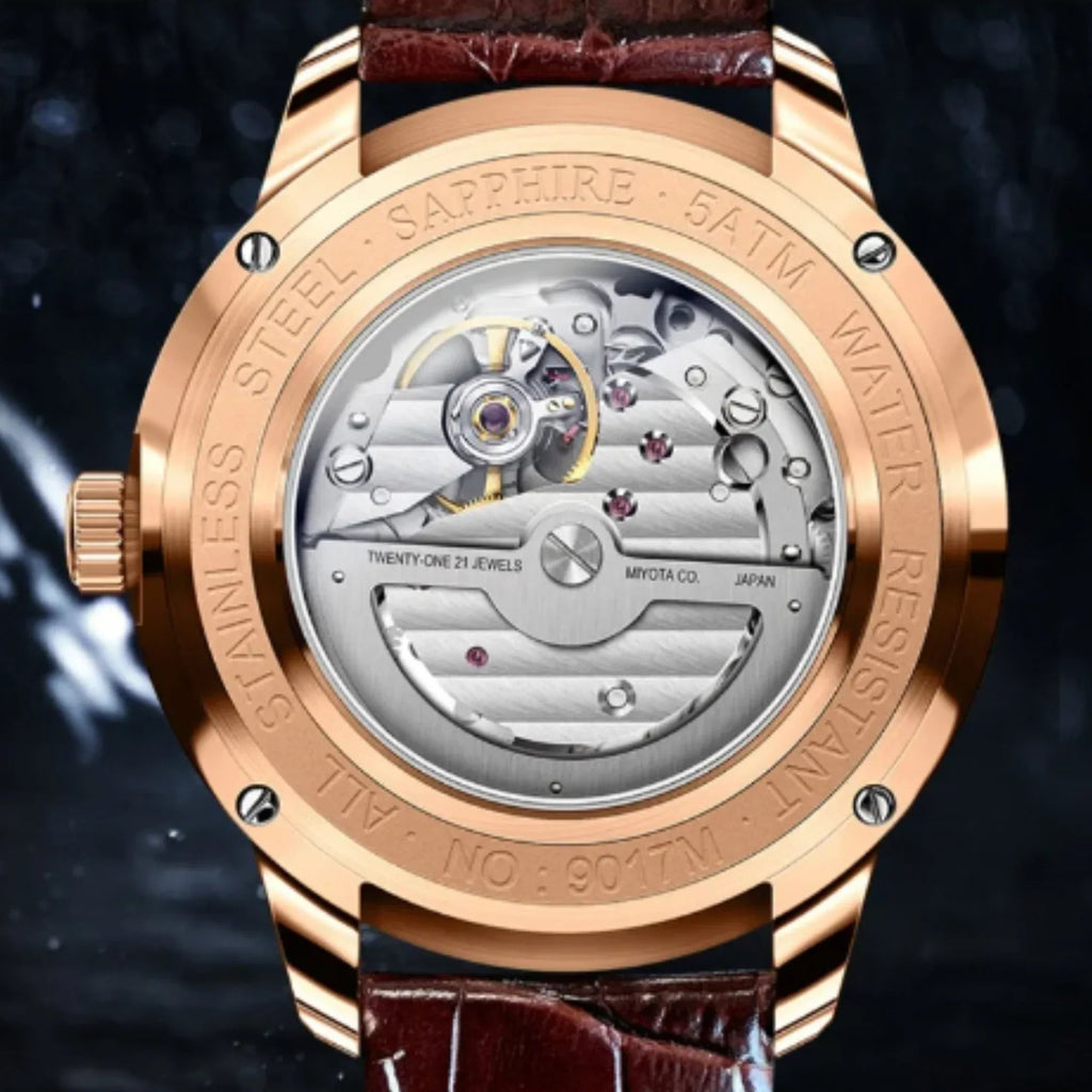 LOBINNI Men Dress Watch Sapphire Glass MIYOTA Movement Watches Top Brand Luxury Automatic Mechanical Watch Waterproof Clock - 9017 - DREAM WATCHES