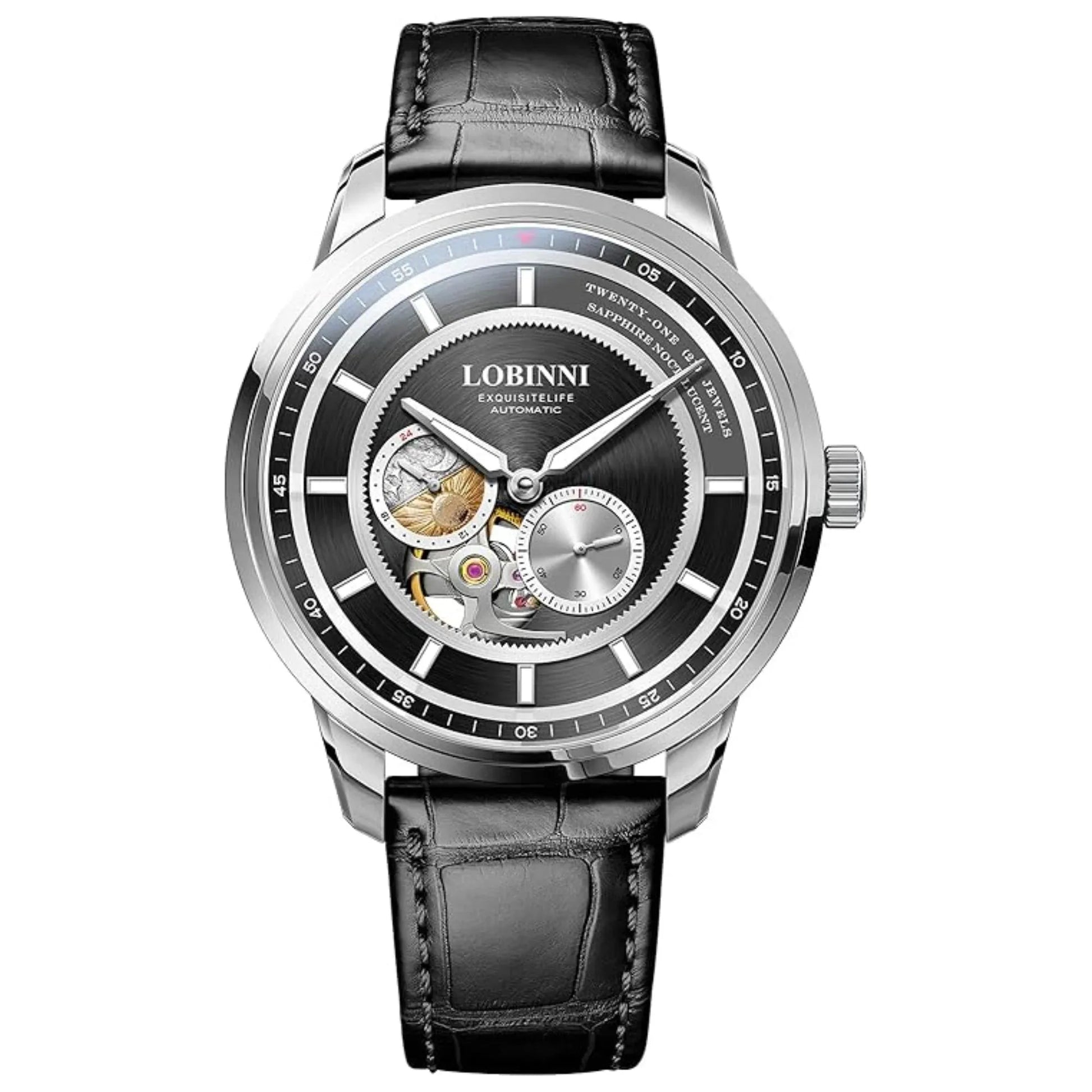 LOBINNI Men Dress Watch Sapphire Glass MIYOTA Movement Watches Top Brand Luxury Automatic Mechanical Watch Waterproof Clock - 9017 - DREAM WATCHES