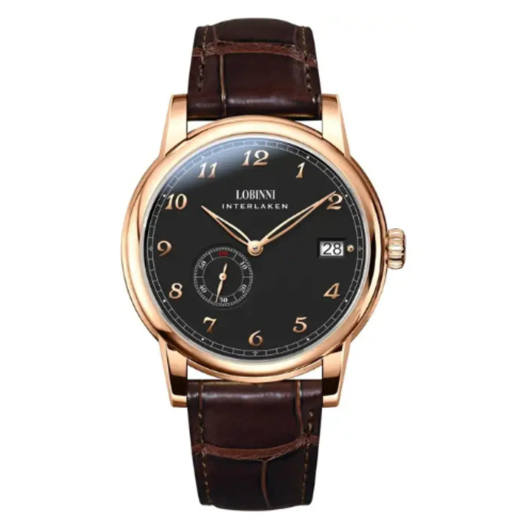 Lobinni Men Luxury Watch Automatic Ulththin Mechanical Wristwatch with Micro Rotor Movement - DREAM WATCHES