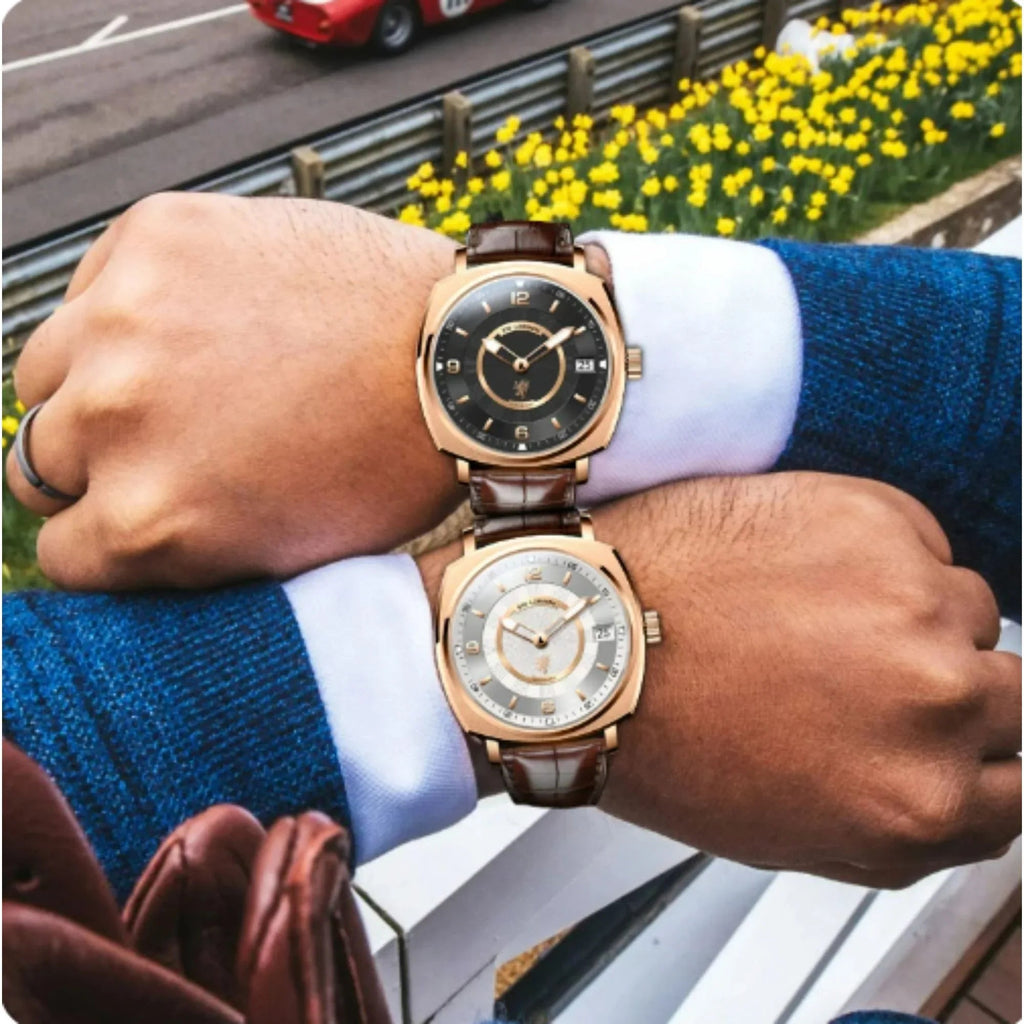 LOBINNI Men Watch,Mens Automatic Watches Fashion Waterproof Mechanical Wristwatches Switzerland Clock Sapphire Top Luxury Brand - 16055 - DREAM WATCHES