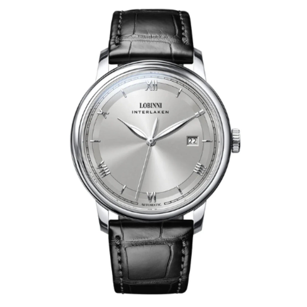 LOBINNI Mens Automatic Stainless Steel Waterproof Luxury Business Mechanical Wristwatch - 14003 - DREAM WATCHES