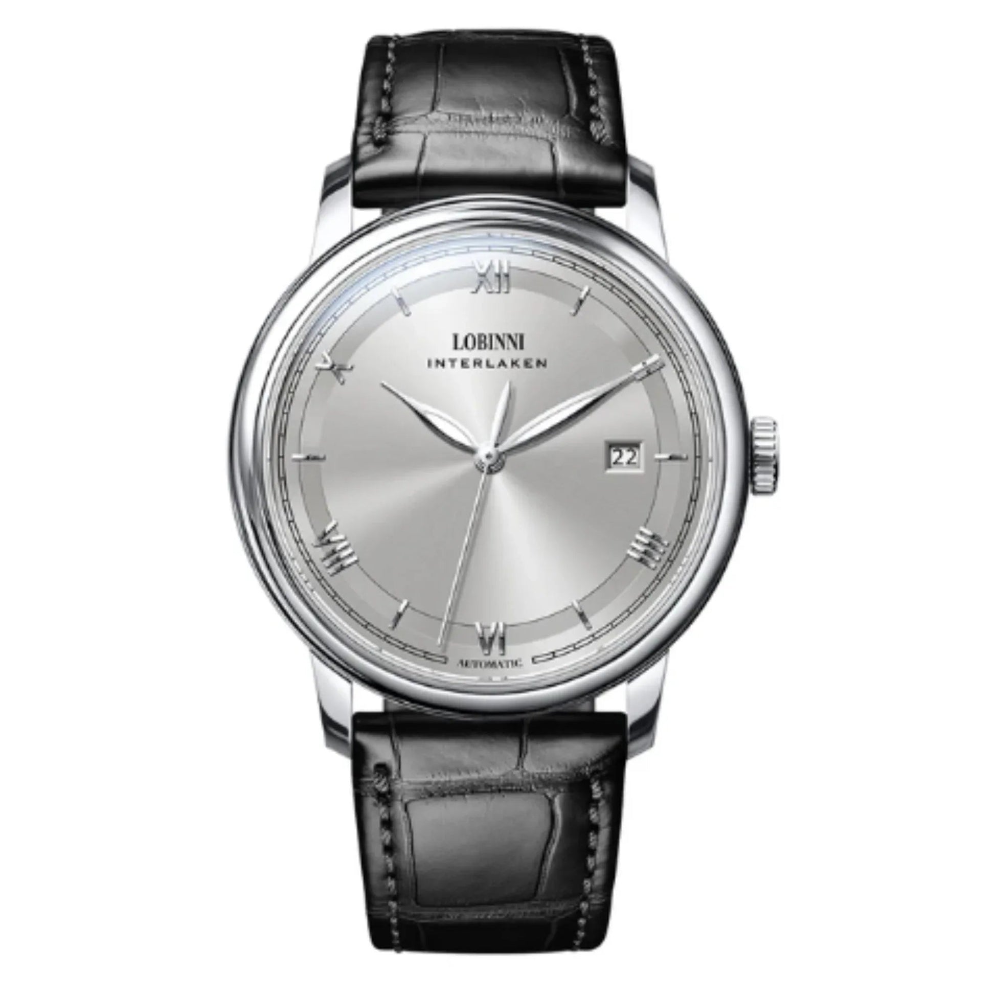 LOBINNI Mens Automatic Stainless Steel Waterproof Luxury Business Mechanical Wristwatch - 14003 - DREAM WATCHES
