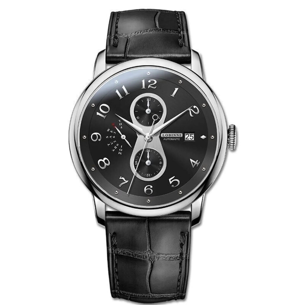 LOBINNI Mens Automatic Watch 41mm Luxury Mechanical Wristwatch 50M Week,Date,Month - A9227 - DREAM WATCHES