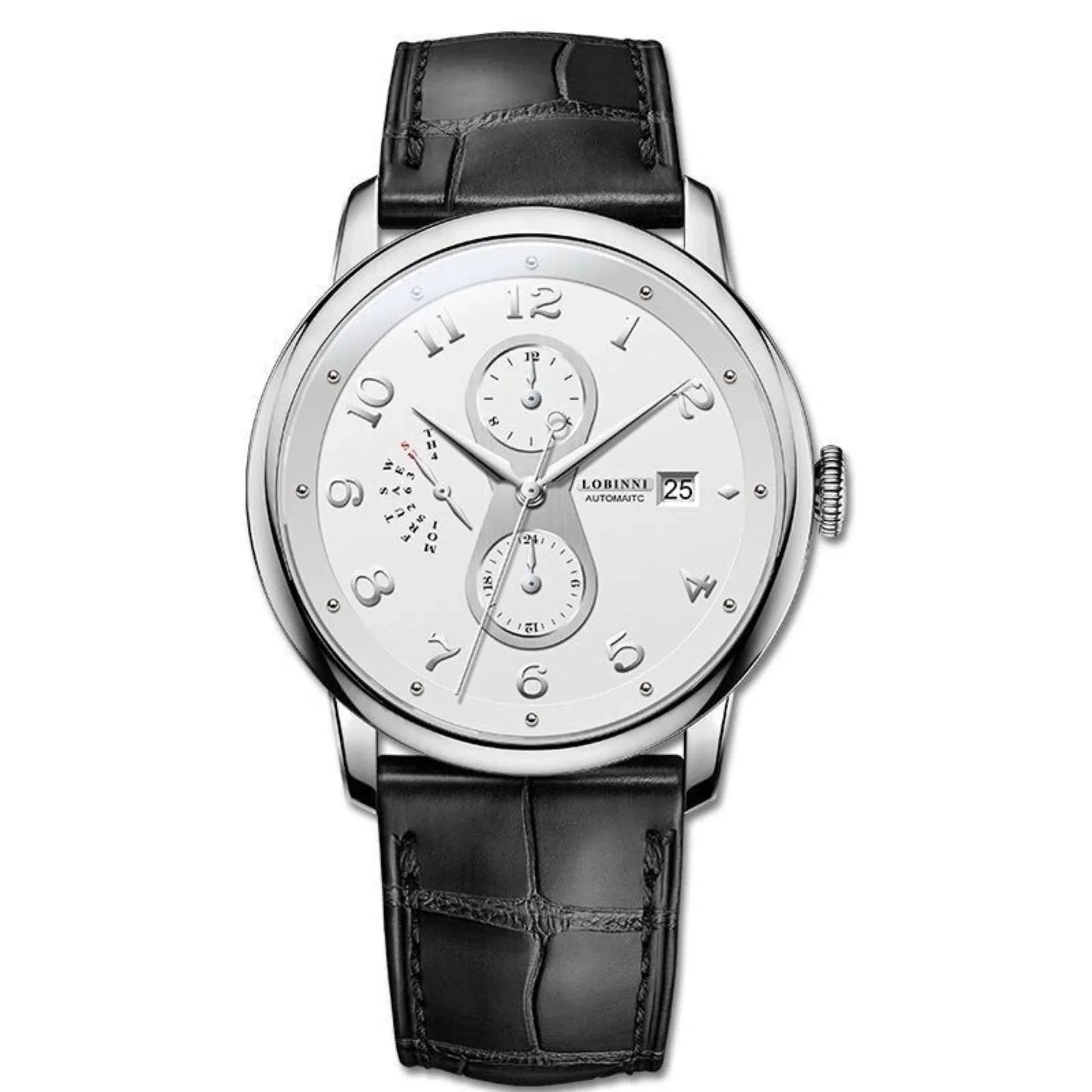 LOBINNI Mens Automatic Watch 41mm Luxury Mechanical Wristwatch 50M Week,Date,Month - A9227 - DREAM WATCHES
