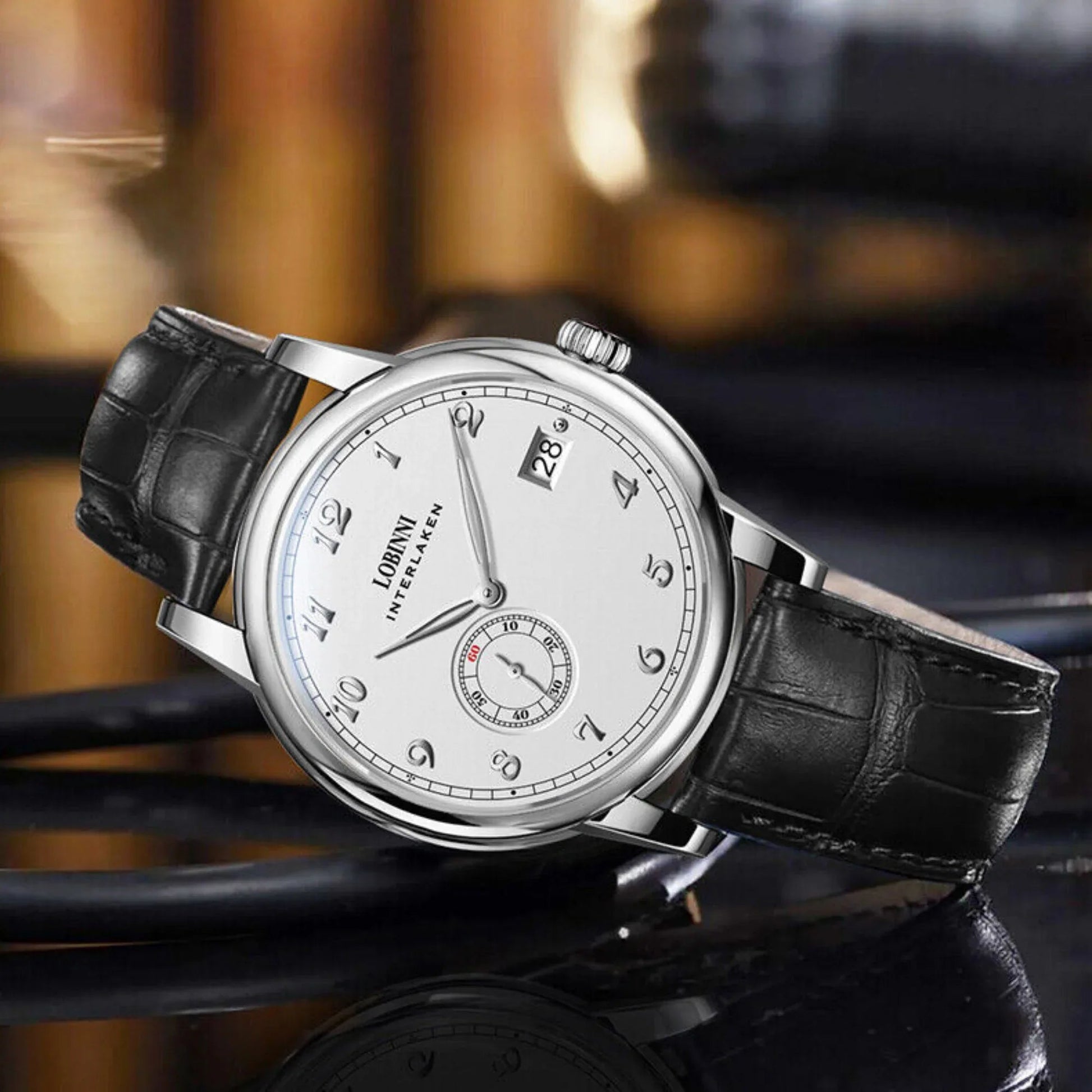 Lobinni men's luxury watch automatic Ultrathinmechanical watch with Micro Rotor Movement - 1888 - DREAM WATCHES