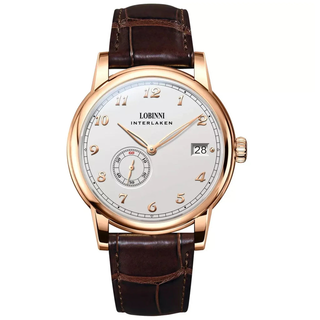 Lobinni men's luxury watch automatic Ultrathinmechanical watch with Micro Rotor Movement - 1888 - DREAM WATCHES