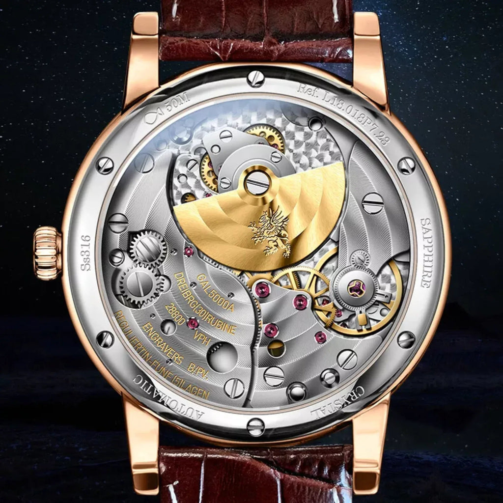 Lobinni men's luxury watch automatic Ultrathinmechanical watch with Micro Rotor Movement - 1888 - DREAM WATCHES