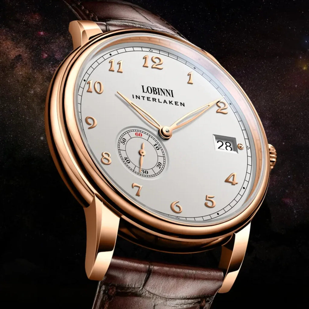 Lobinni men's luxury watch automatic Ultrathinmechanical watch with Micro Rotor Movement - 1888 - DREAM WATCHES