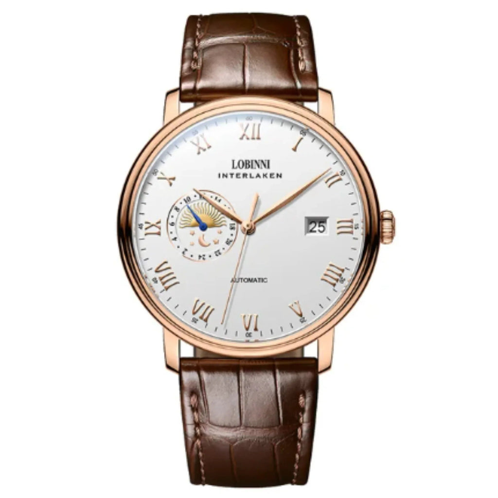 LOBINNI Men'S Watch Senior Design Multi -Style Automatic Mechanical Stainless Steel Waterproof Creative Personality Watches - 12032 - DREAM WATCHES
