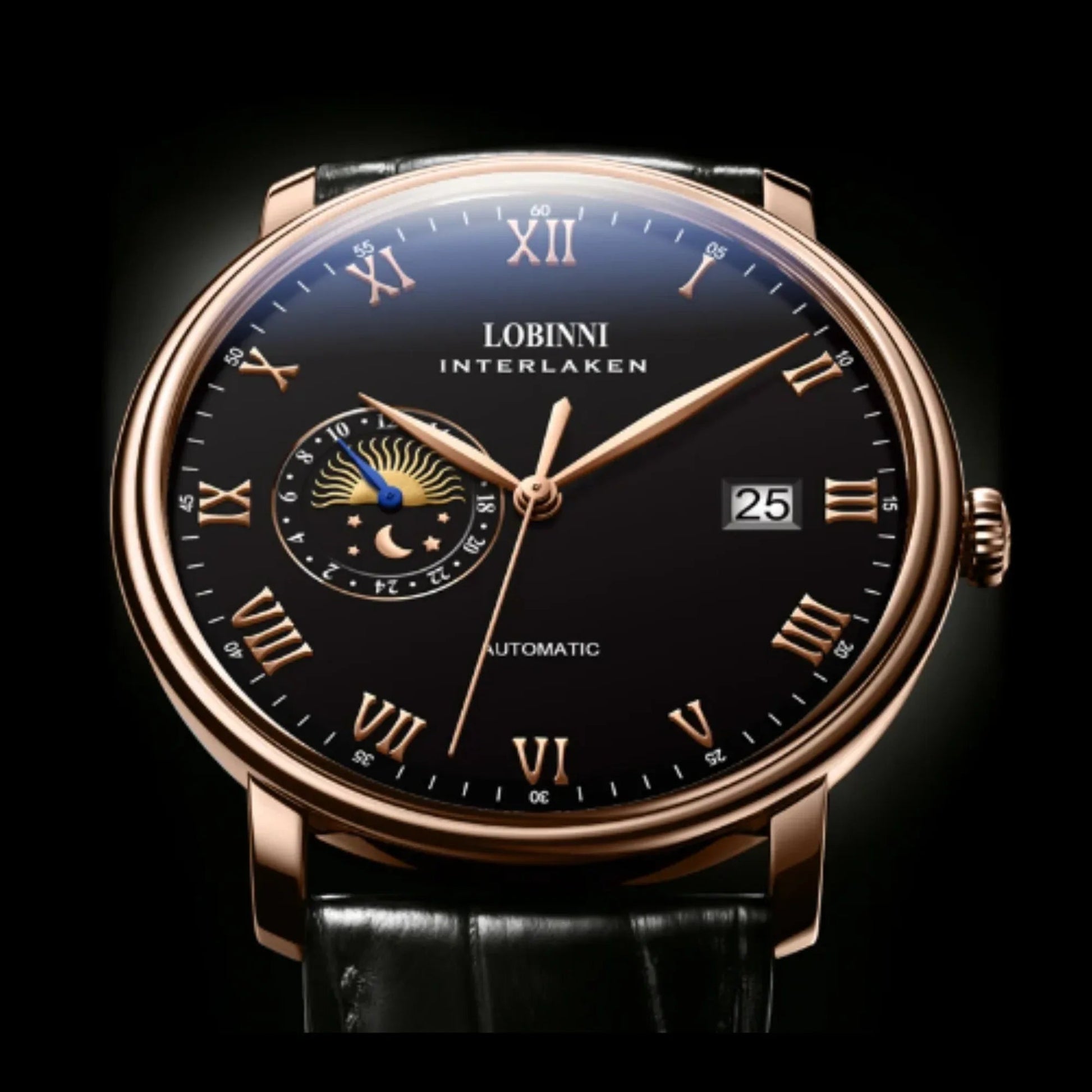 LOBINNI Men'S Watch Senior Design Multi -Style Automatic Mechanical Stainless Steel Waterproof Creative Personality Watches - 12032 - DREAM WATCHES