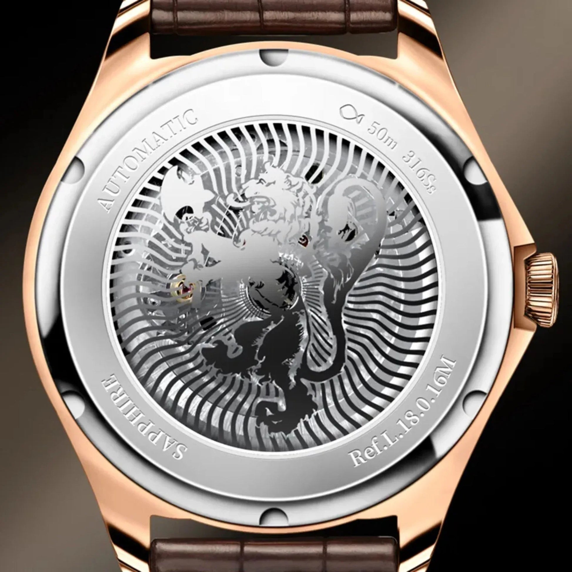 Lobinni Original Design Automatic Men's Watch Top Luxury Brand Business Seagull Men's Mechanical Watch - DREAM WATCHES