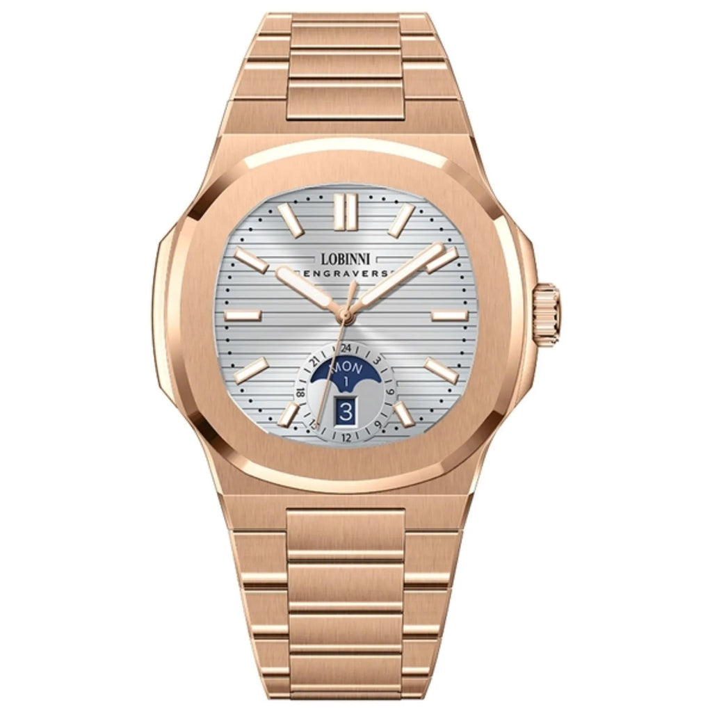 LOBINNI Stainless Steel Business Automatic Watch for Men - DREAM WATCHES