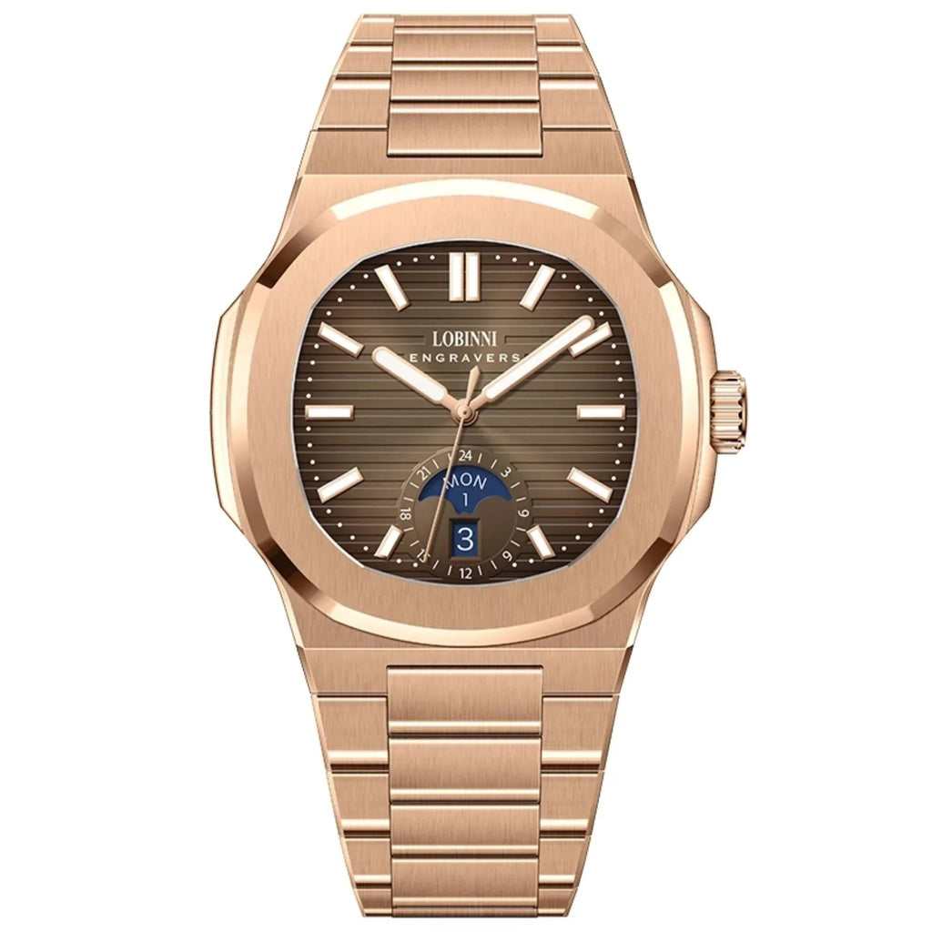 LOBINNI Stainless Steel Business Automatic Watch for Men - DREAM WATCHES