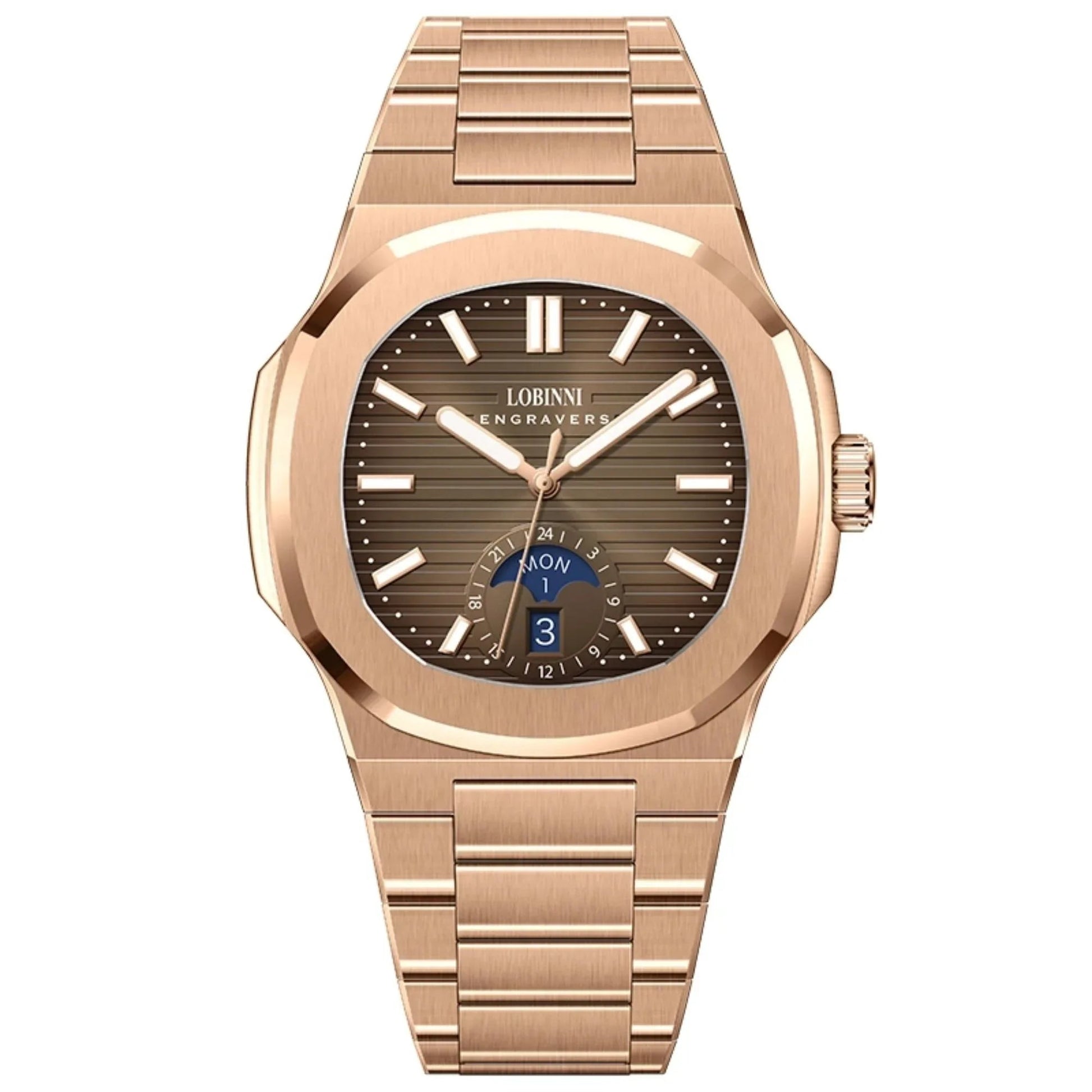 LOBINNI Stainless Steel Business Automatic Watch for Men - DREAM WATCHES