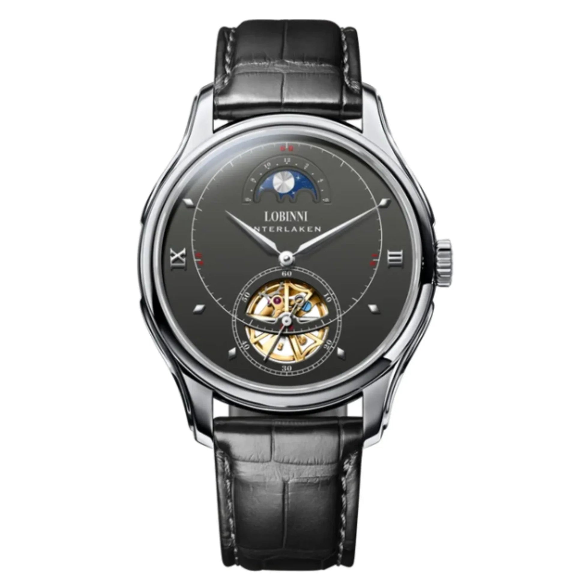 LOBINNI Stainless Steel Men Watches Top Brand Luxury Automatic Mechanical Watch Sapphire Glass Waterproof Wirstwatch - 13021/22 - DREAM WATCHES