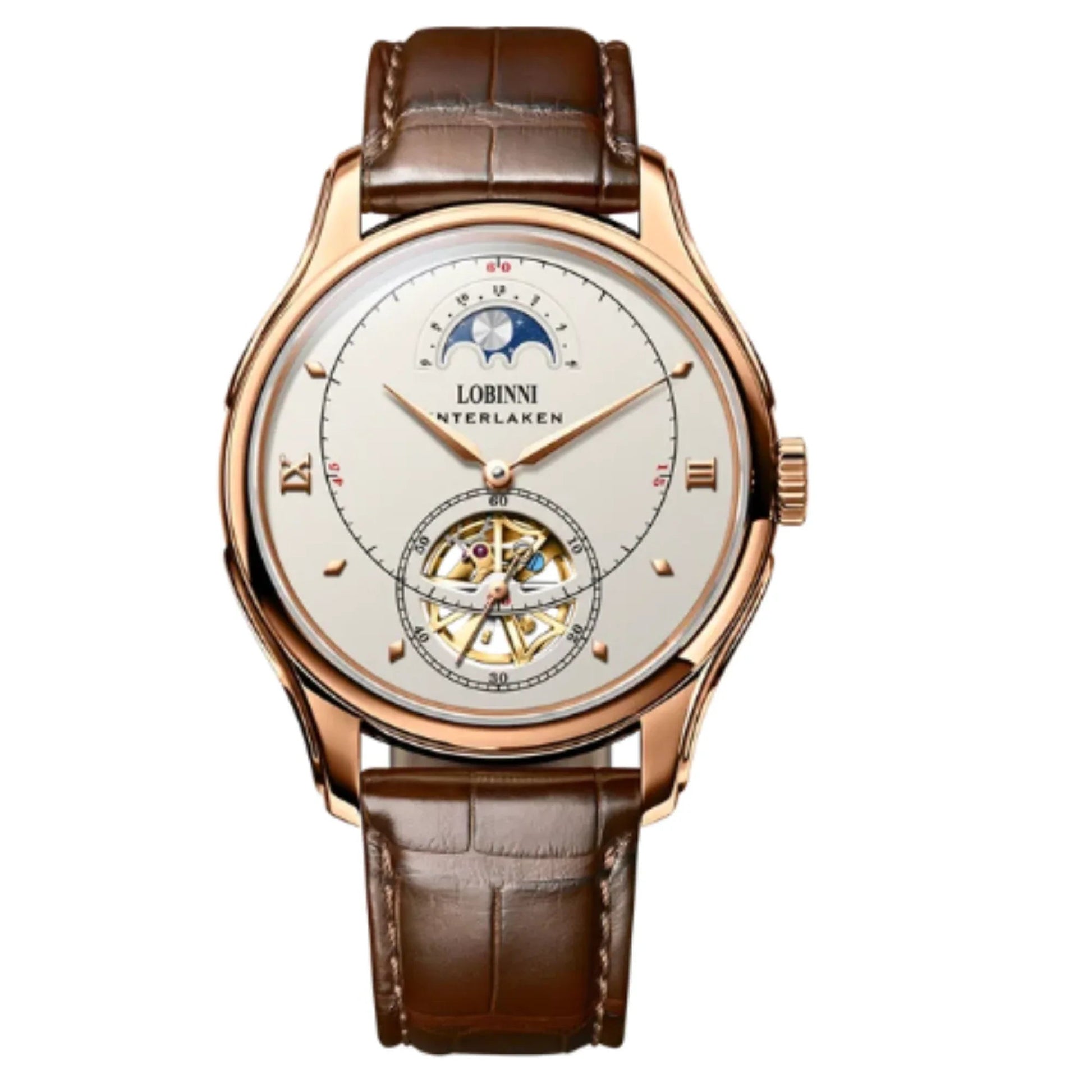 LOBINNI Stainless Steel Men Watches Top Brand Luxury Automatic Mechanical Watch Sapphire Glass Waterproof Wirstwatch - 13021/22 - DREAM WATCHES