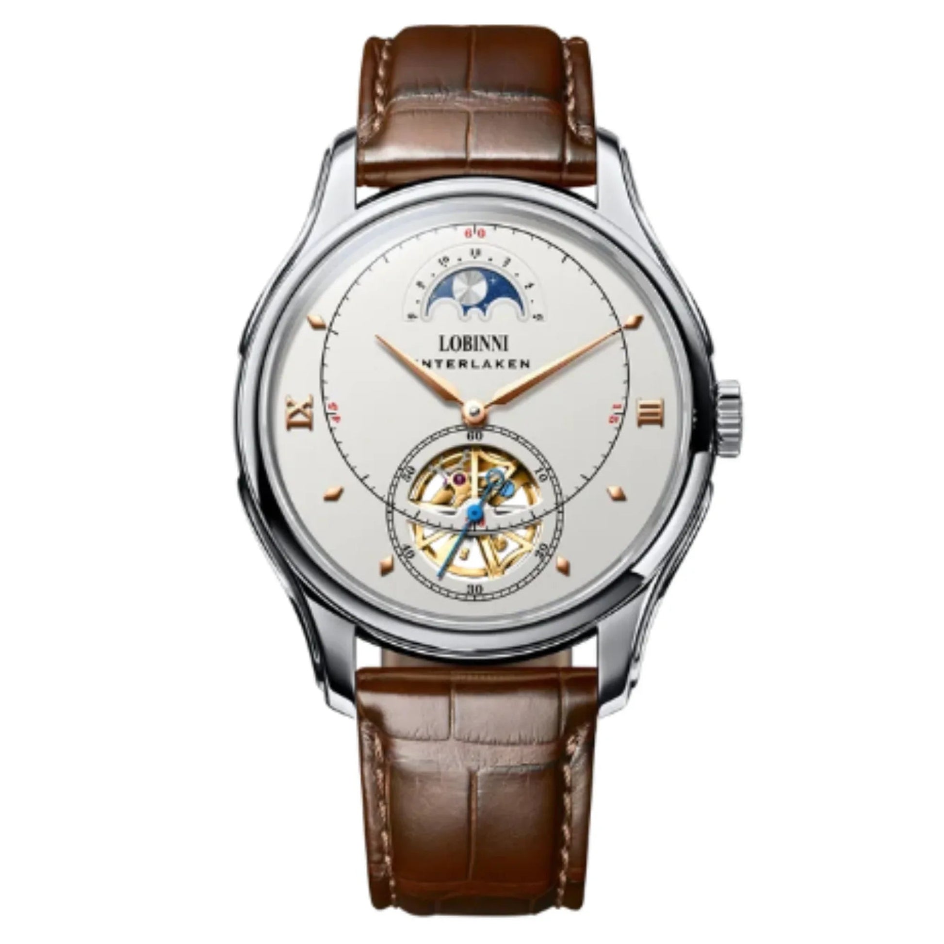 LOBINNI Stainless Steel Men Watches Top Brand Luxury Automatic Mechanical Watch Sapphire Glass Waterproof Wirstwatch - 13021/22 - DREAM WATCHES