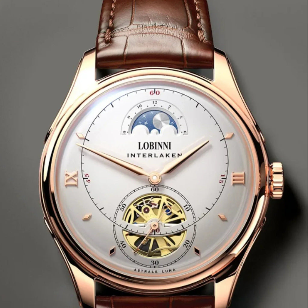 LOBINNI Stainless Steel Men Watches Top Brand Luxury Automatic Mechanical Watch Sapphire Glass Waterproof Wirstwatch - 13021/22 - DREAM WATCHES