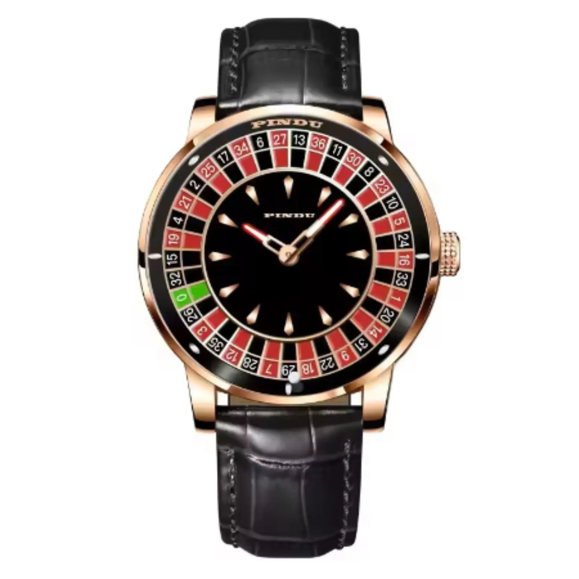 Luxury Casino Watch with Seiko NH-35 Automatic movement Rotating Disk Mens Mechanical watch Roulette - DREAM WATCHES