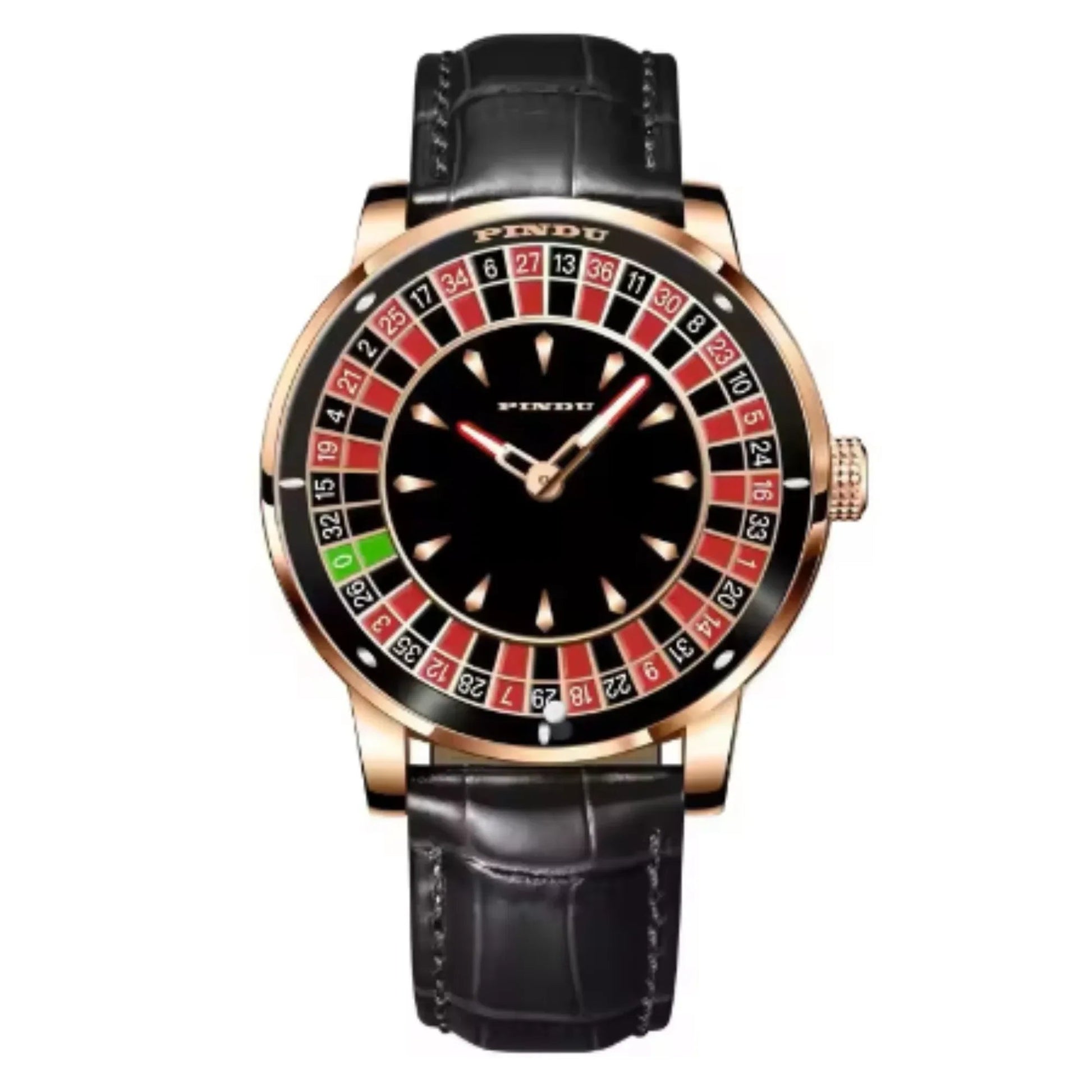 Luxury Casino Watch with Seiko NH-35 Automatic movement Rotating Disk Mens Mechanical watch Roulette - DREAM WATCHES