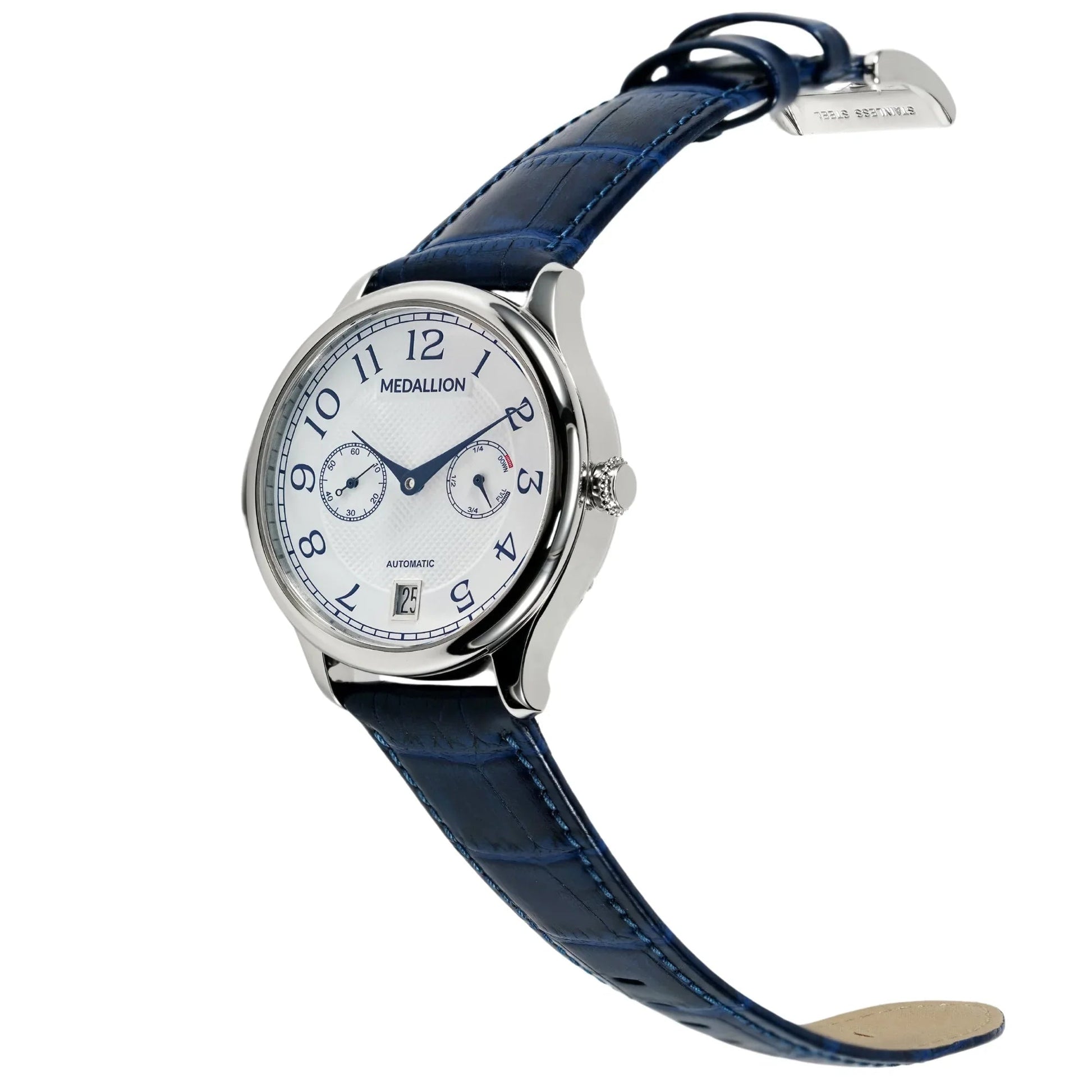 MEDALLION "Symphony" Mens 40 mm Automatic - Electric Blue - DREAM WATCHES