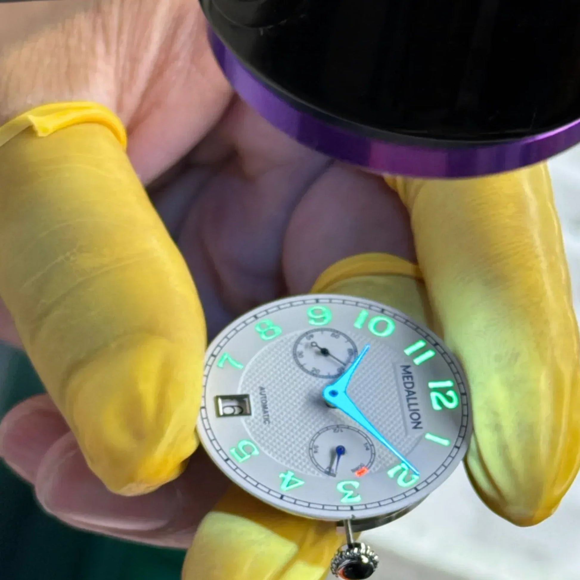 MEDALLION "Symphony" Mens 40 mm Automatic - Enamel Brown - DREAM WATCHES