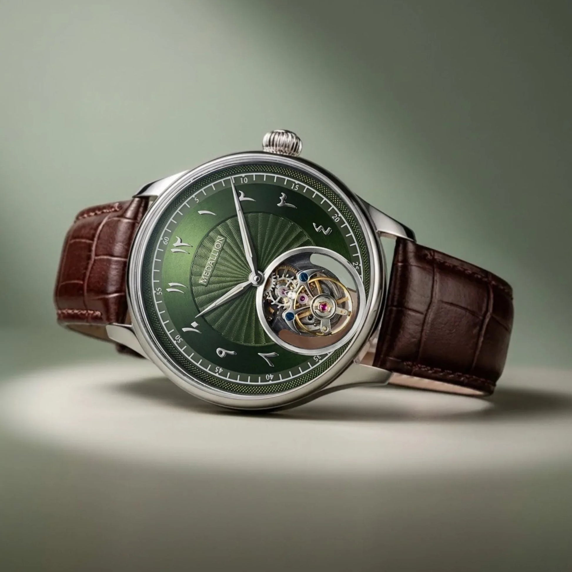 MEDALLION | The Grand Tourbillon Emerald Arabic - DREAM WATCHES