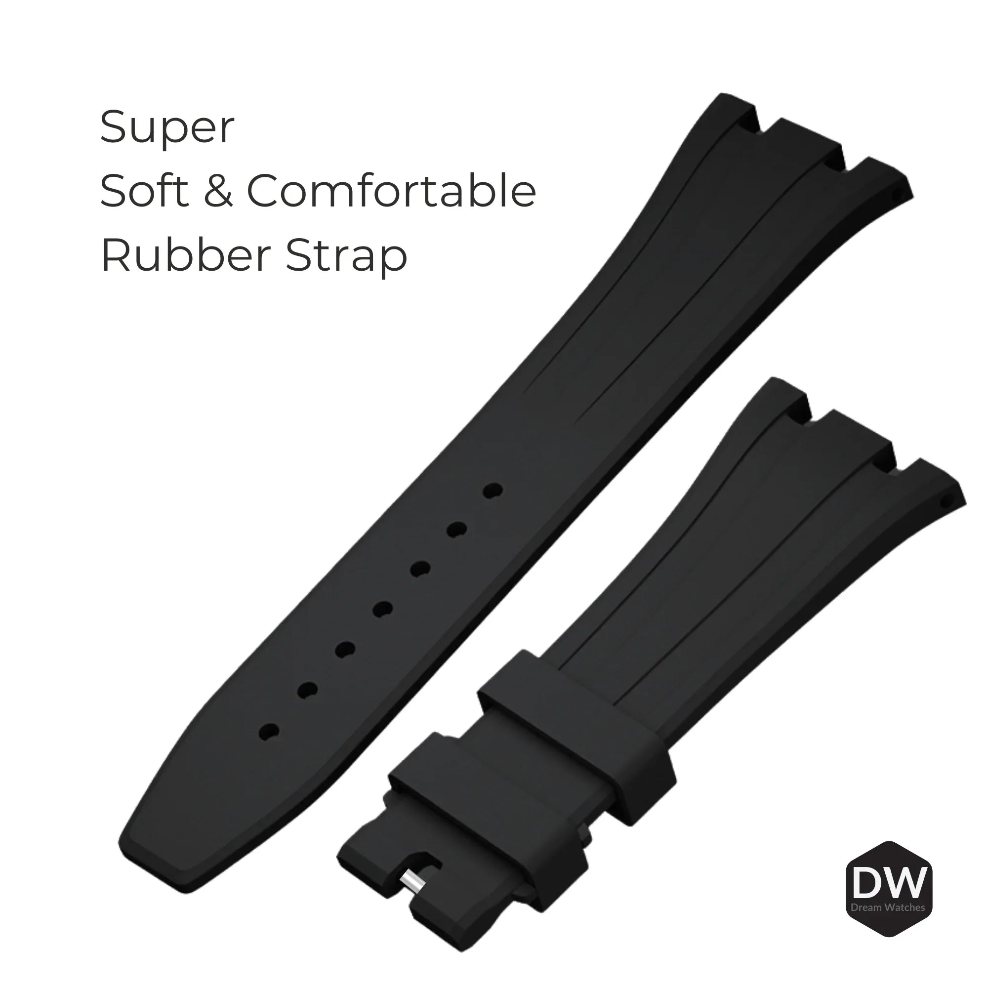 Metal Mod Kit Watchband and Metal Case for G-shock GA-2100 and GA-2110/BA-2100 Casioak (Black Strap + Metal Case) - DREAM WATCHES