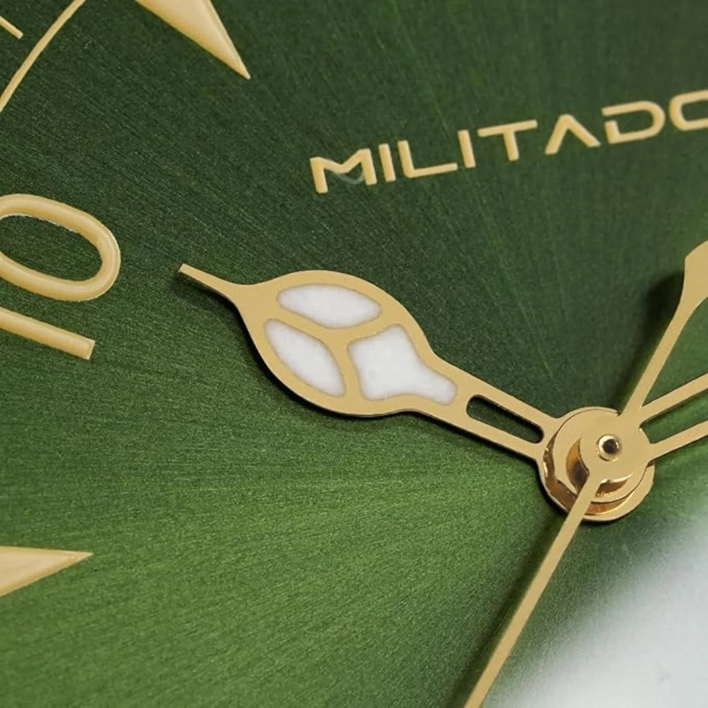 Militado 38mm Sapphire Crystal Field Watch ML08 Green Dial - DREAM WATCHES