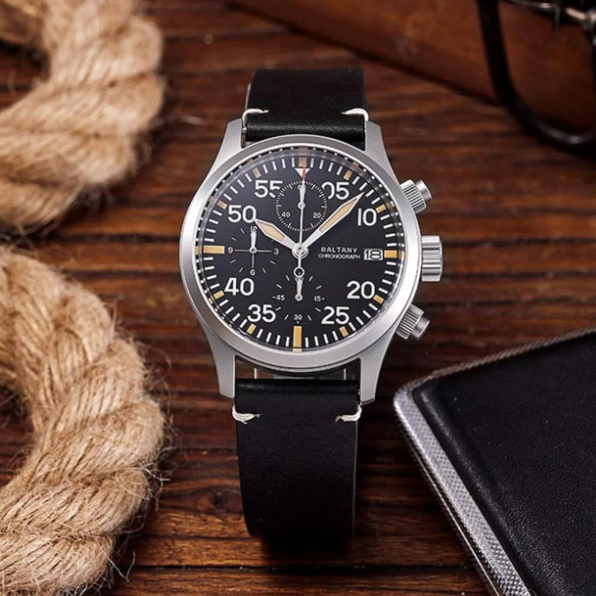 Military Quartz Chrono With Calendar Watches S5045 - DREAM WATCHES