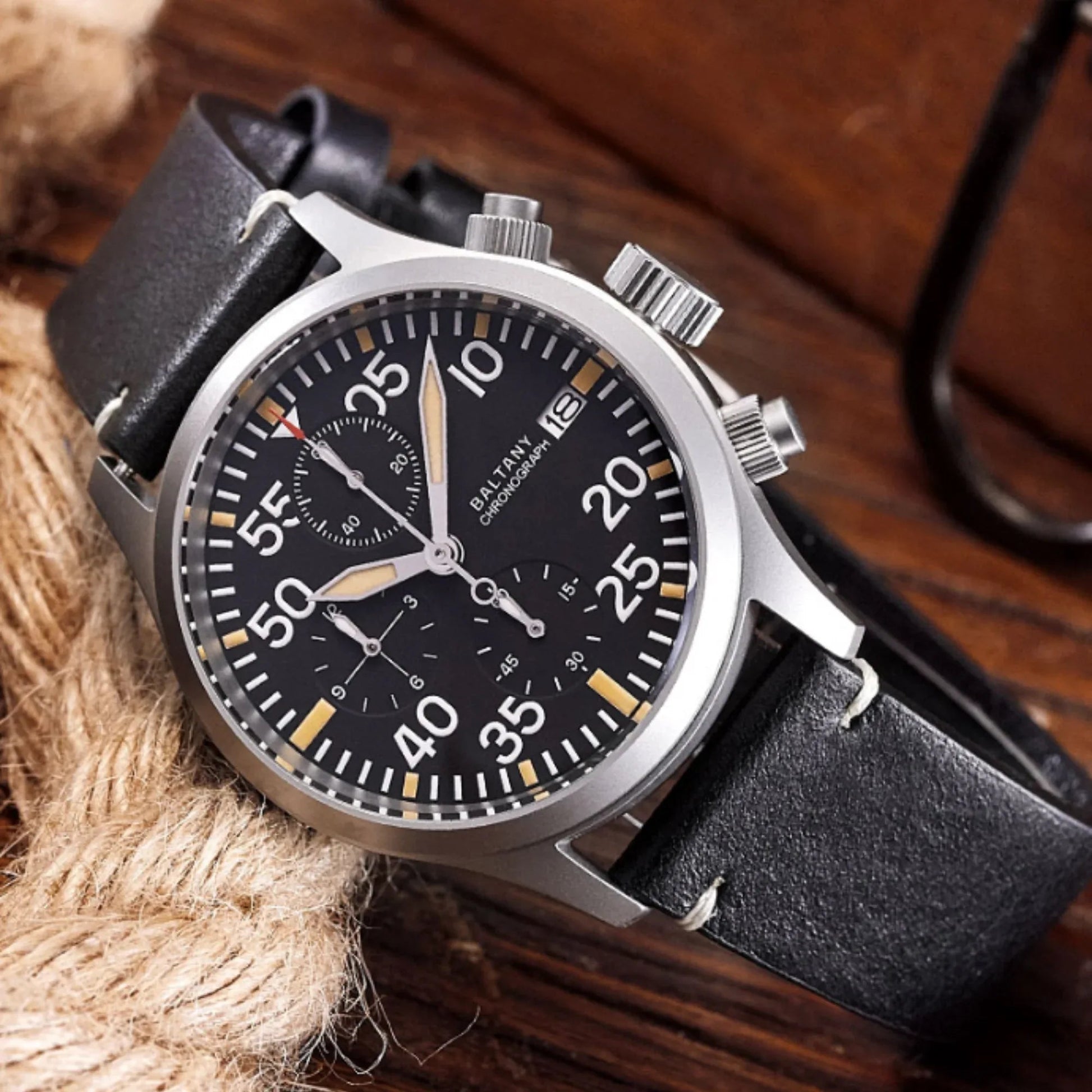 Military Quartz Chrono With Calendar Watches S5045 - DREAM WATCHES