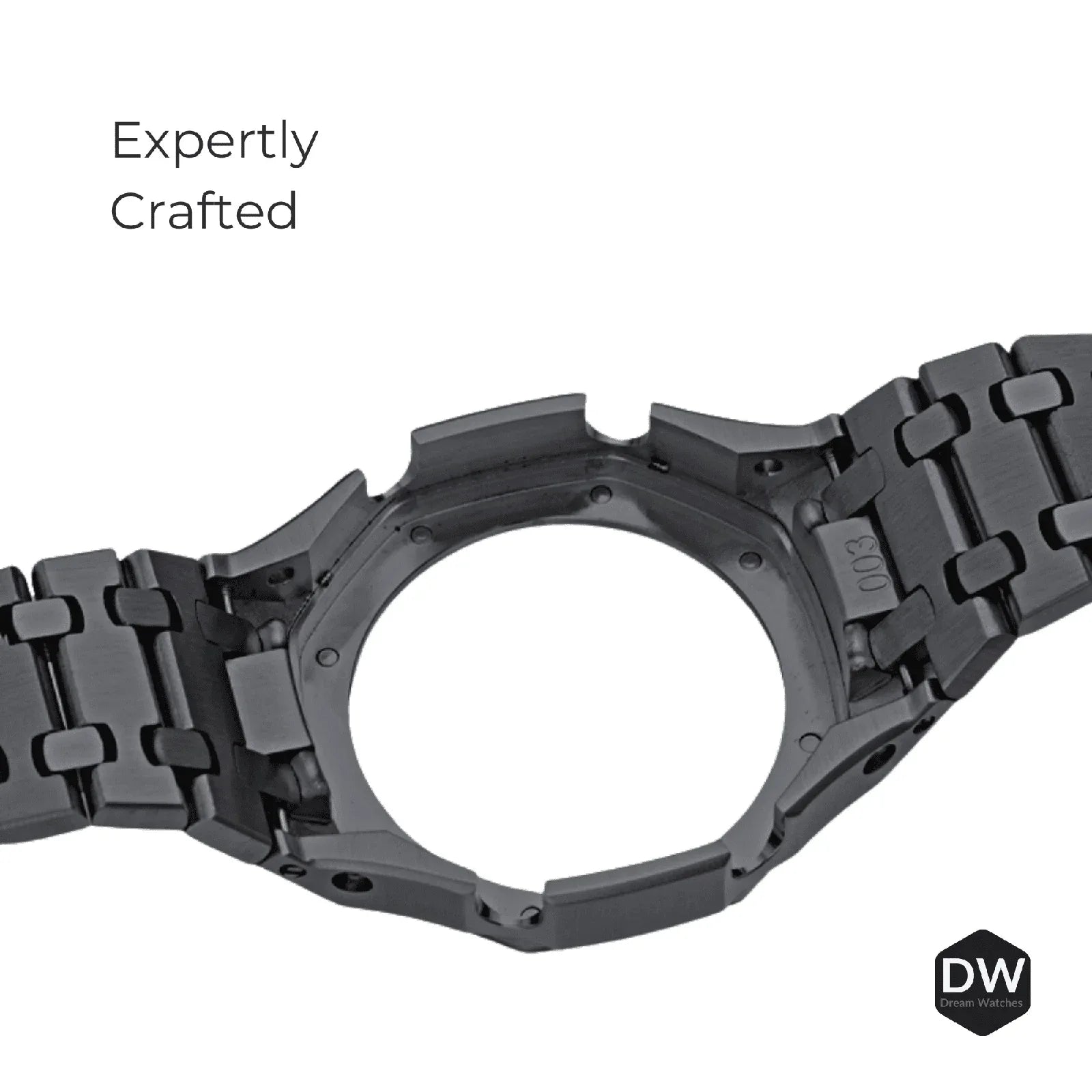 Mod Kit Metal Watchband and Metal Case for G-shock GM-2100 and GM-2110/B-2100 " Casioak" - DREAM WATCHES