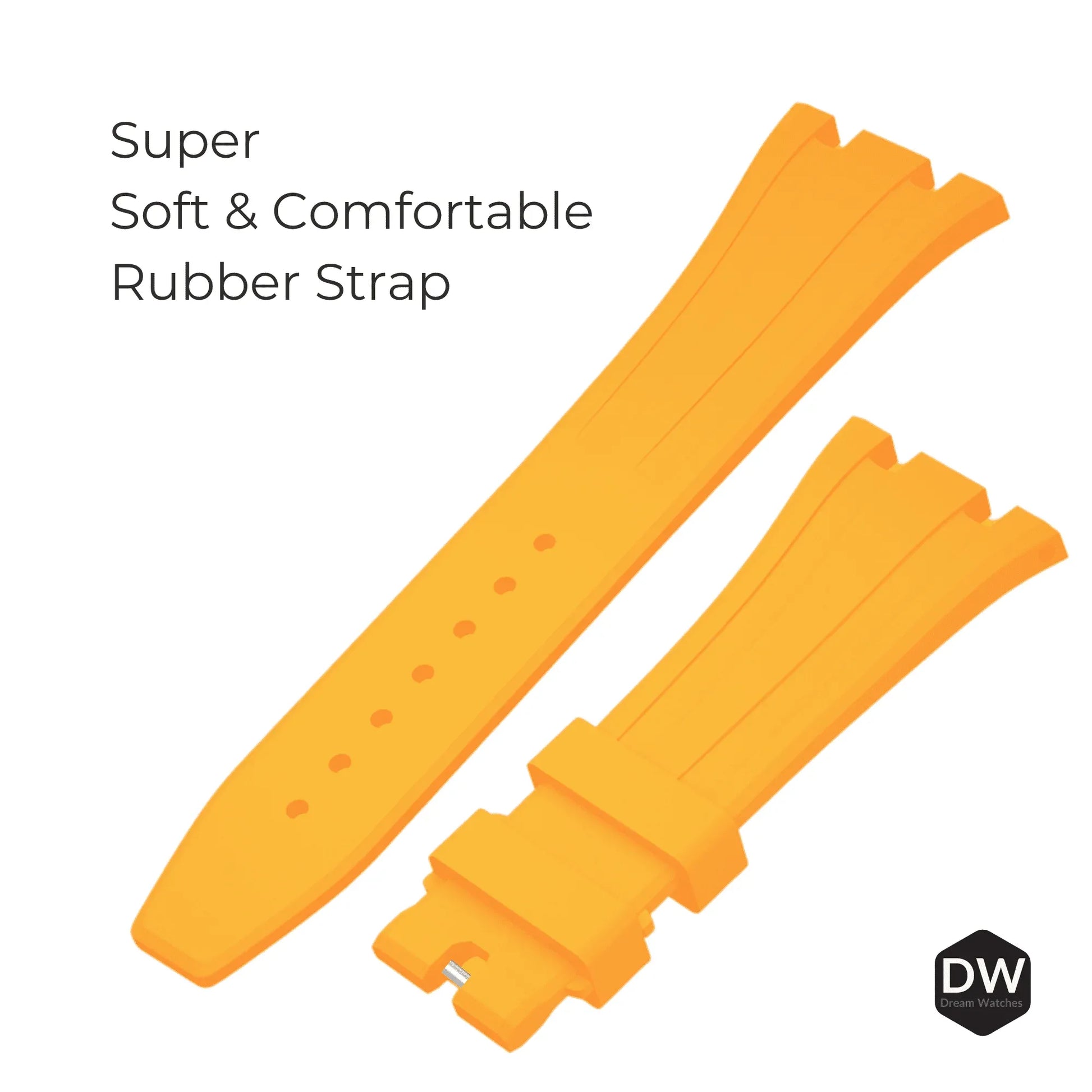 Mod Kit Metal Watchband and Metal Case for G-shock GM-2100 and GM-2110/B-2100 " Casioak" (YELLOW BAND) - DREAM WATCHES