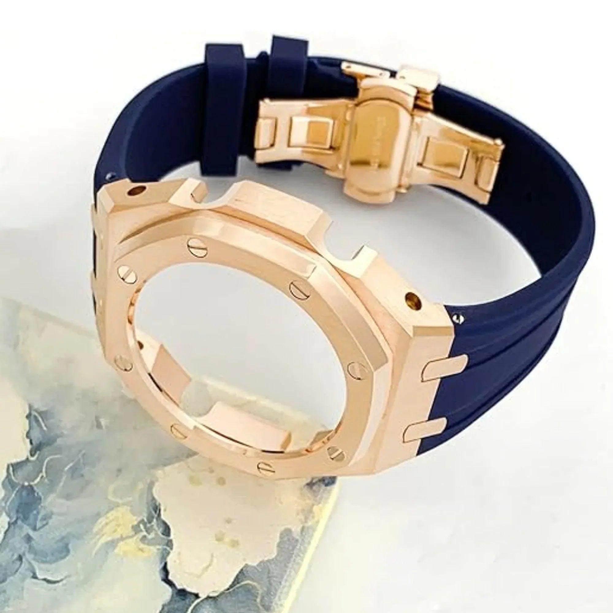 Mod Kit Metal Watchband and Metal Case for G-shock GM-2100 and GM-2110/B-2100 